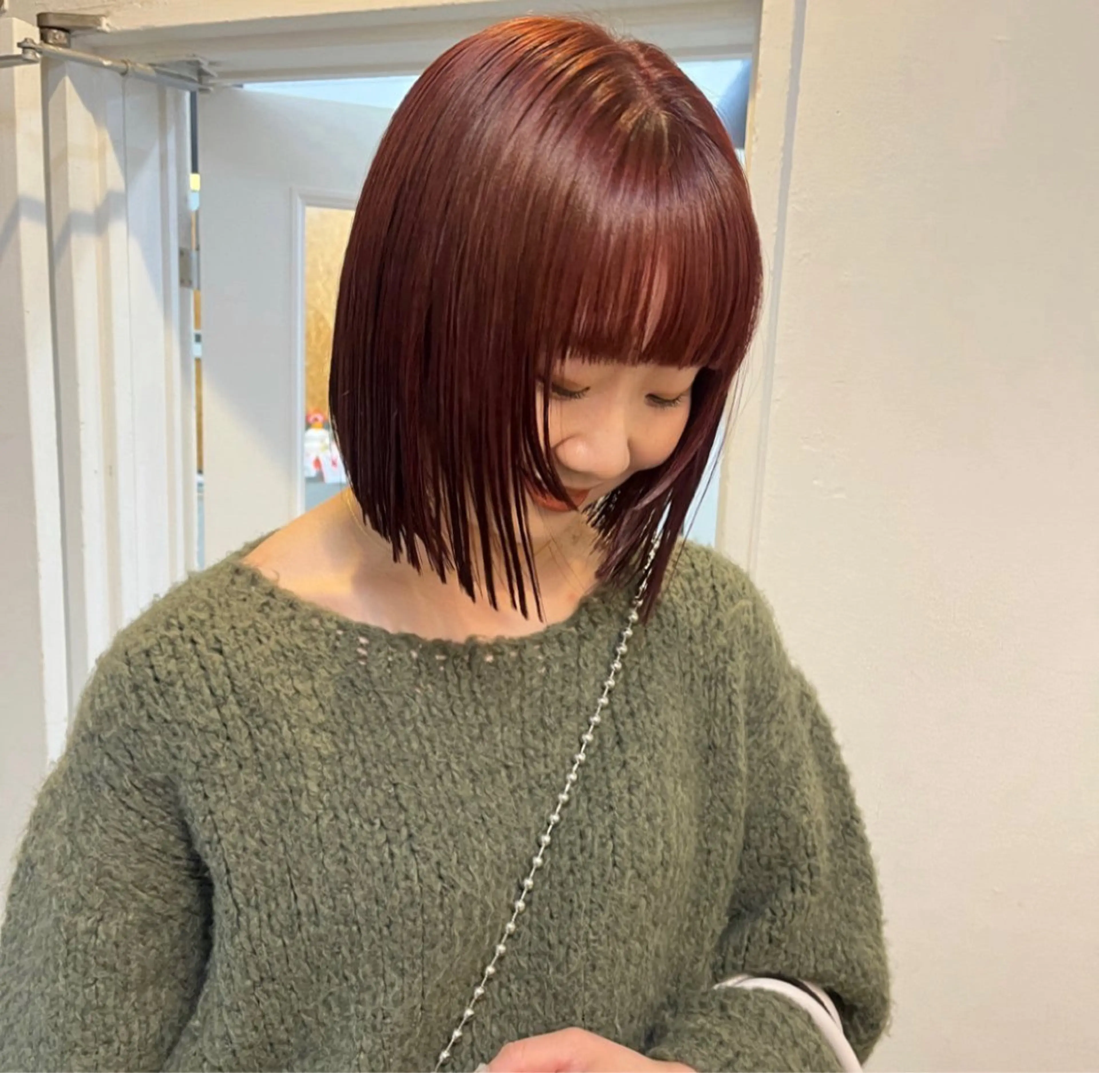 ショート ボブパーマ🥣KON コンナツミのヘアスタイル