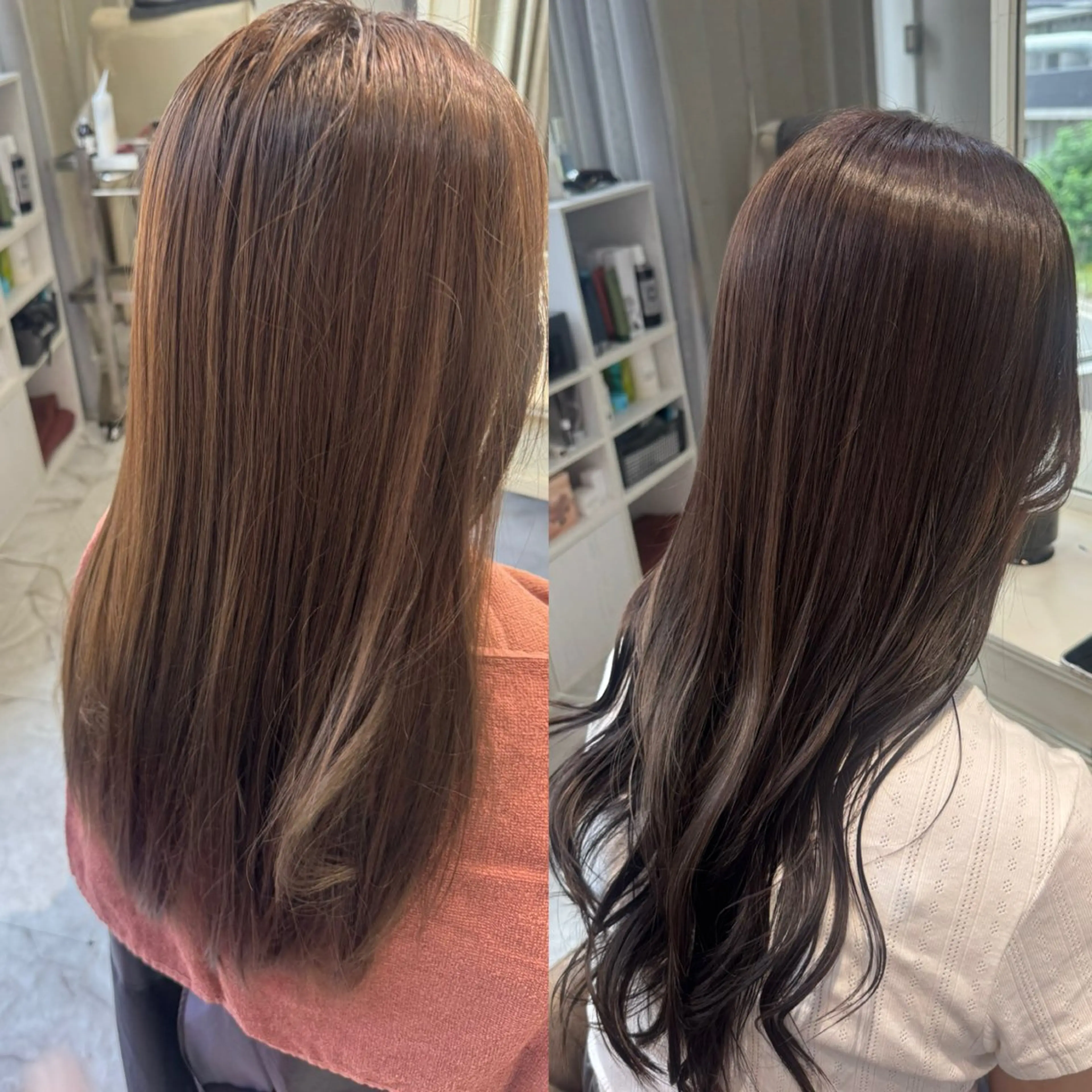 ロング カラー 透明感カラー グレージュ ラベンダーカラー ラベンダーグレージュ ラベンダーグレー ヘアカラー トリートメント 16日空き◎艶髪 misatoのヘアスタイル