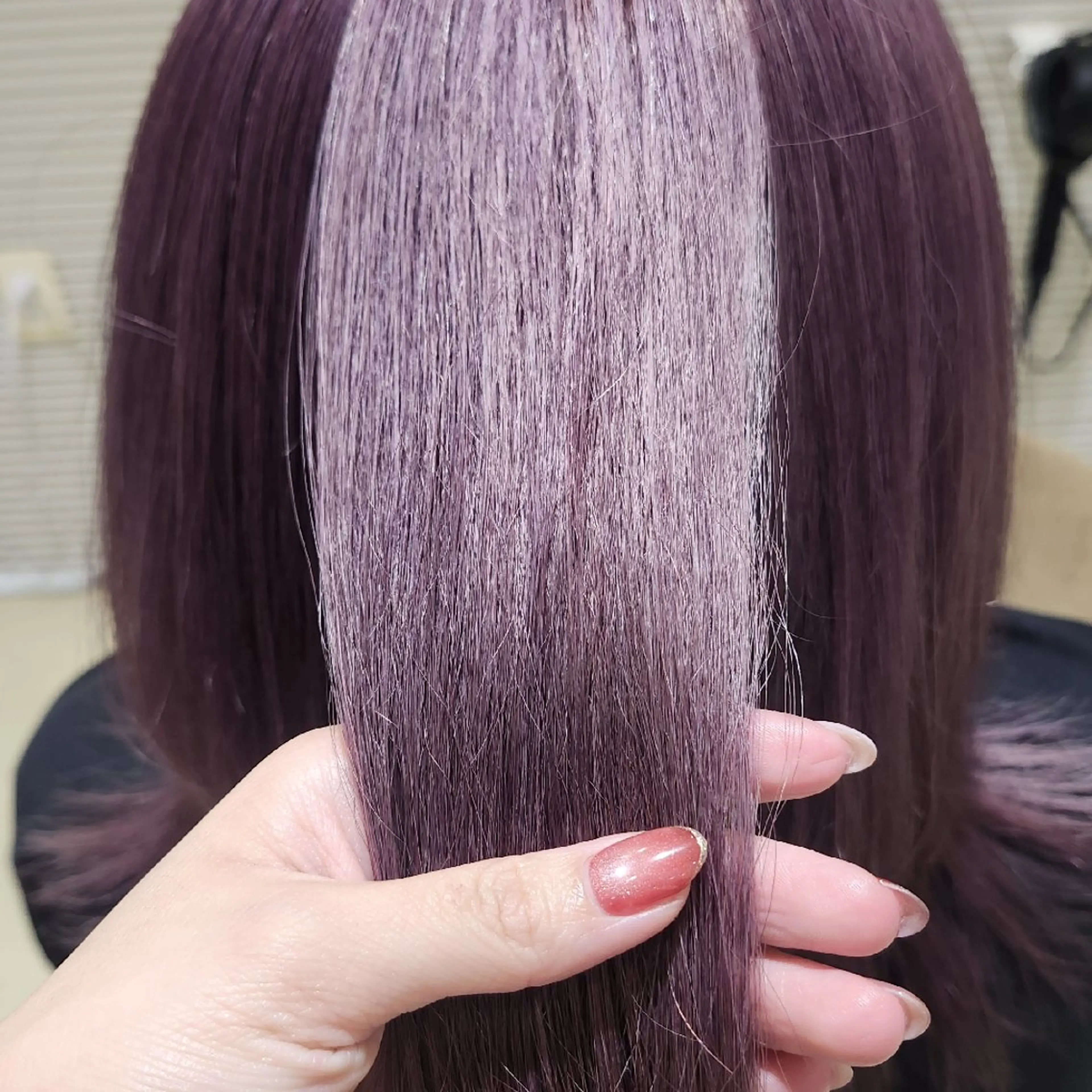 カラー ミディアム ブリーチ ラベンダーカラー 暖色カラー/髪質改善 /メンズ🧡莉南のヘアスタイル