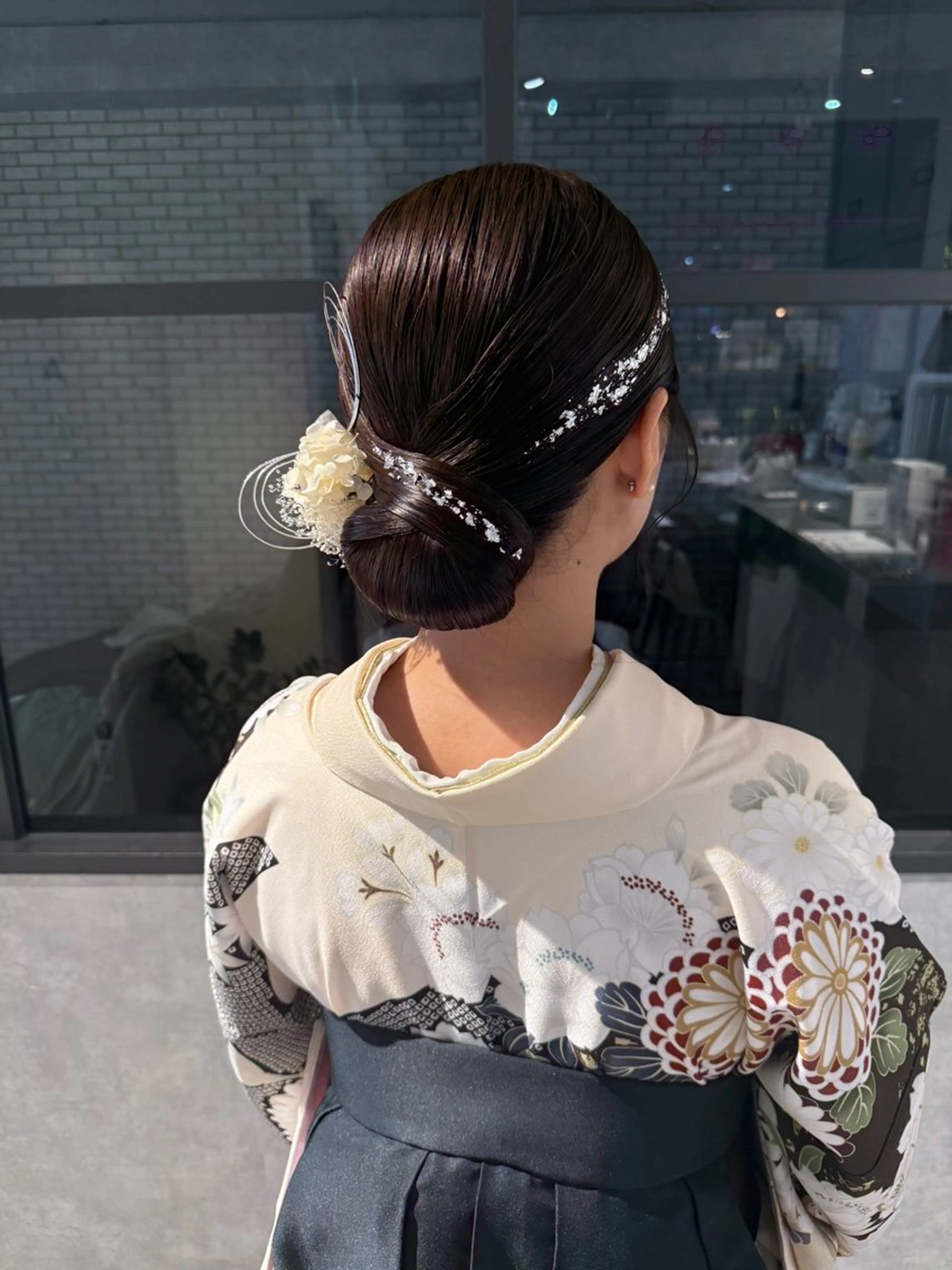 ヘアアレンジ 着物ヘア 卒業式のヘアスタイル ヘアセット 池田 みのりのヘアスタイル