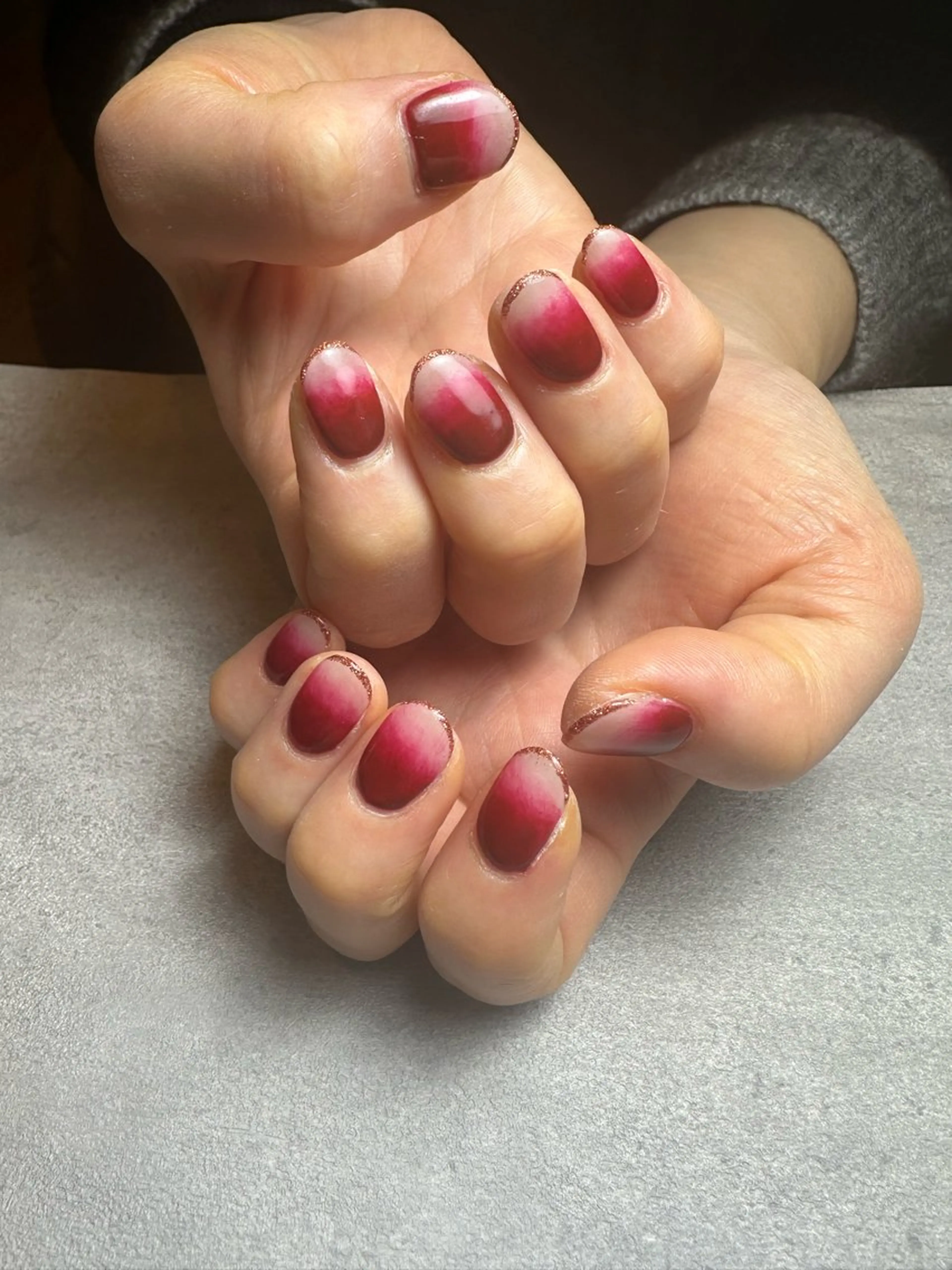 ネイル フットネイル ニュアンスネイル シンプルネイル nailroom Anmie.のネイルデザイン