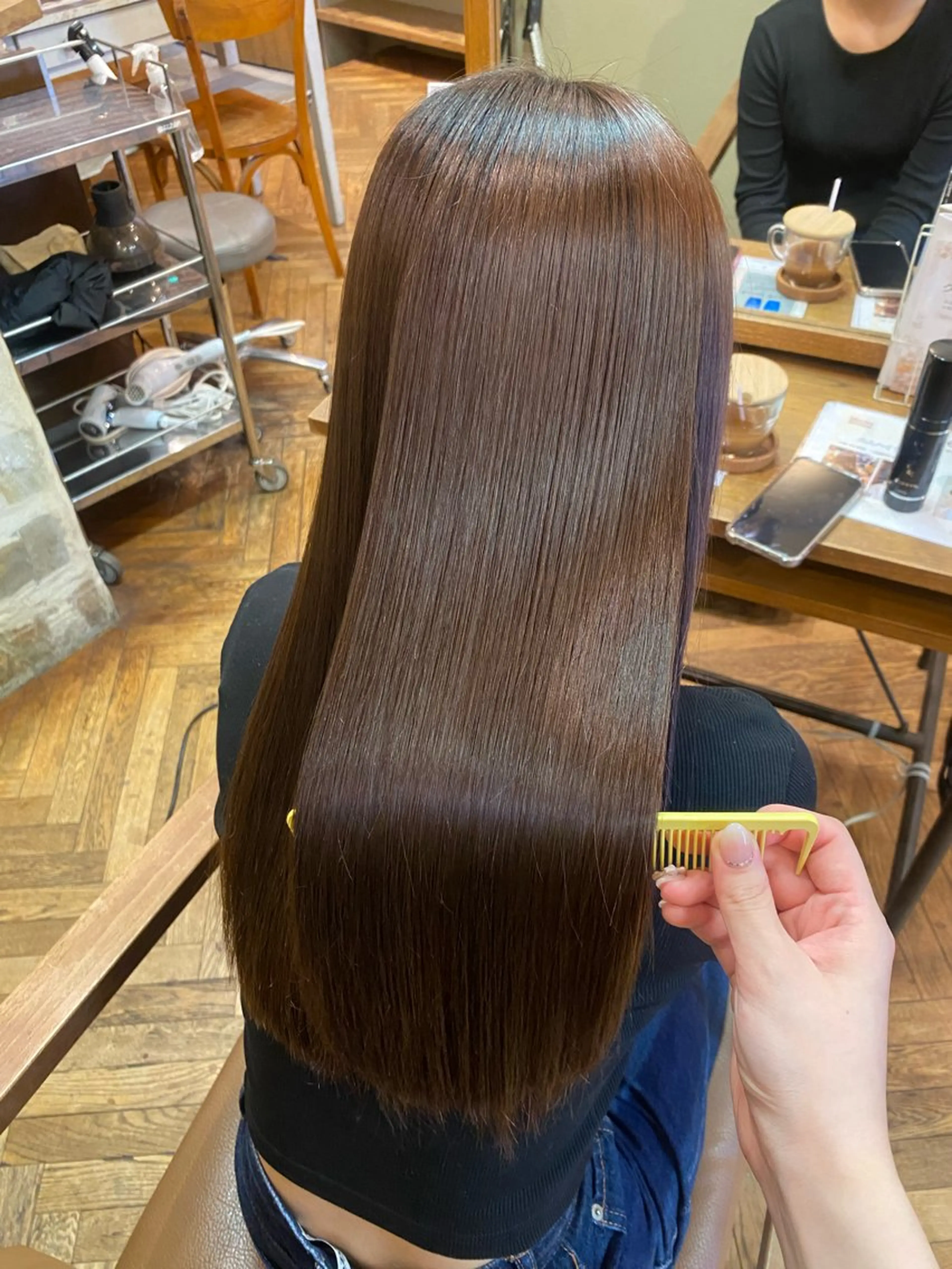 ロング トリートメント 透明感カラー/ 小顔カット/ミヅキのヘアスタイル