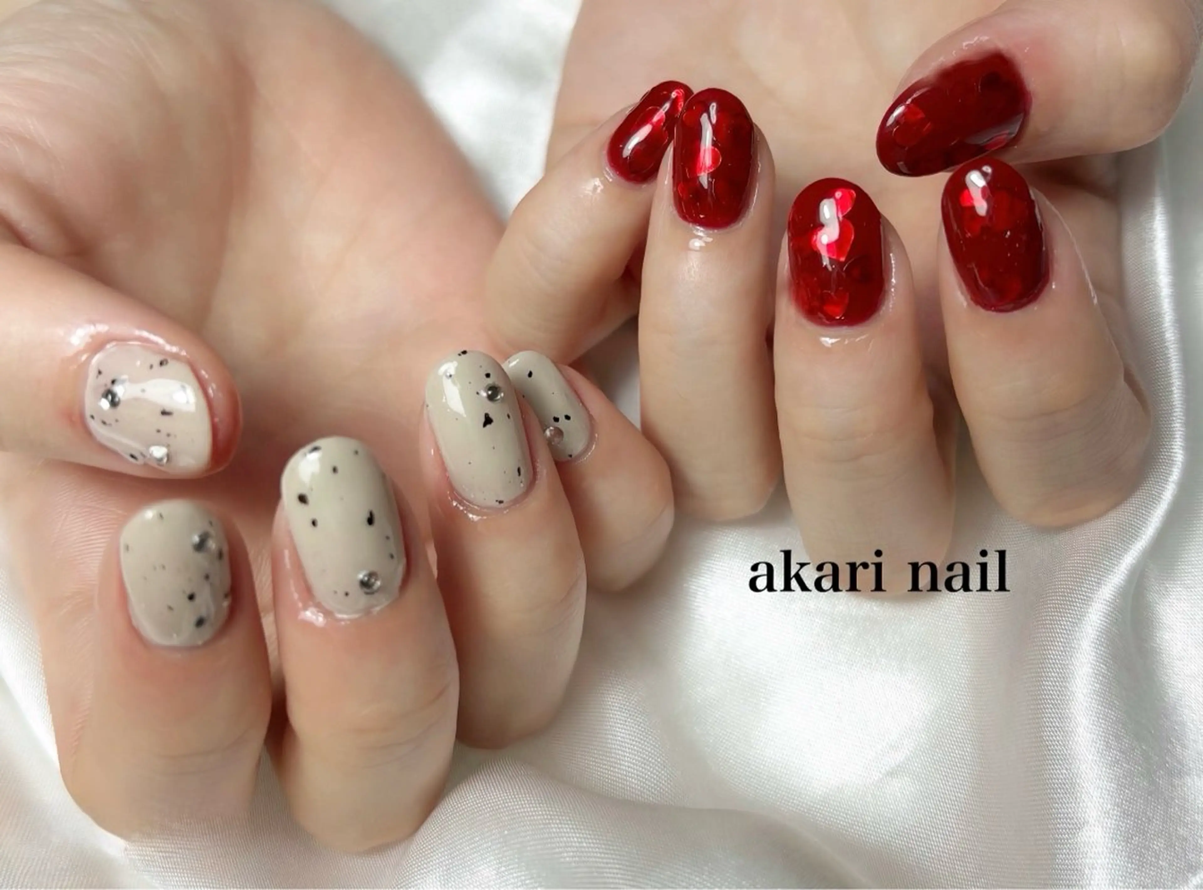ネイル ハンドネイル フットネイル AKARI nail💅のネイルデザイン