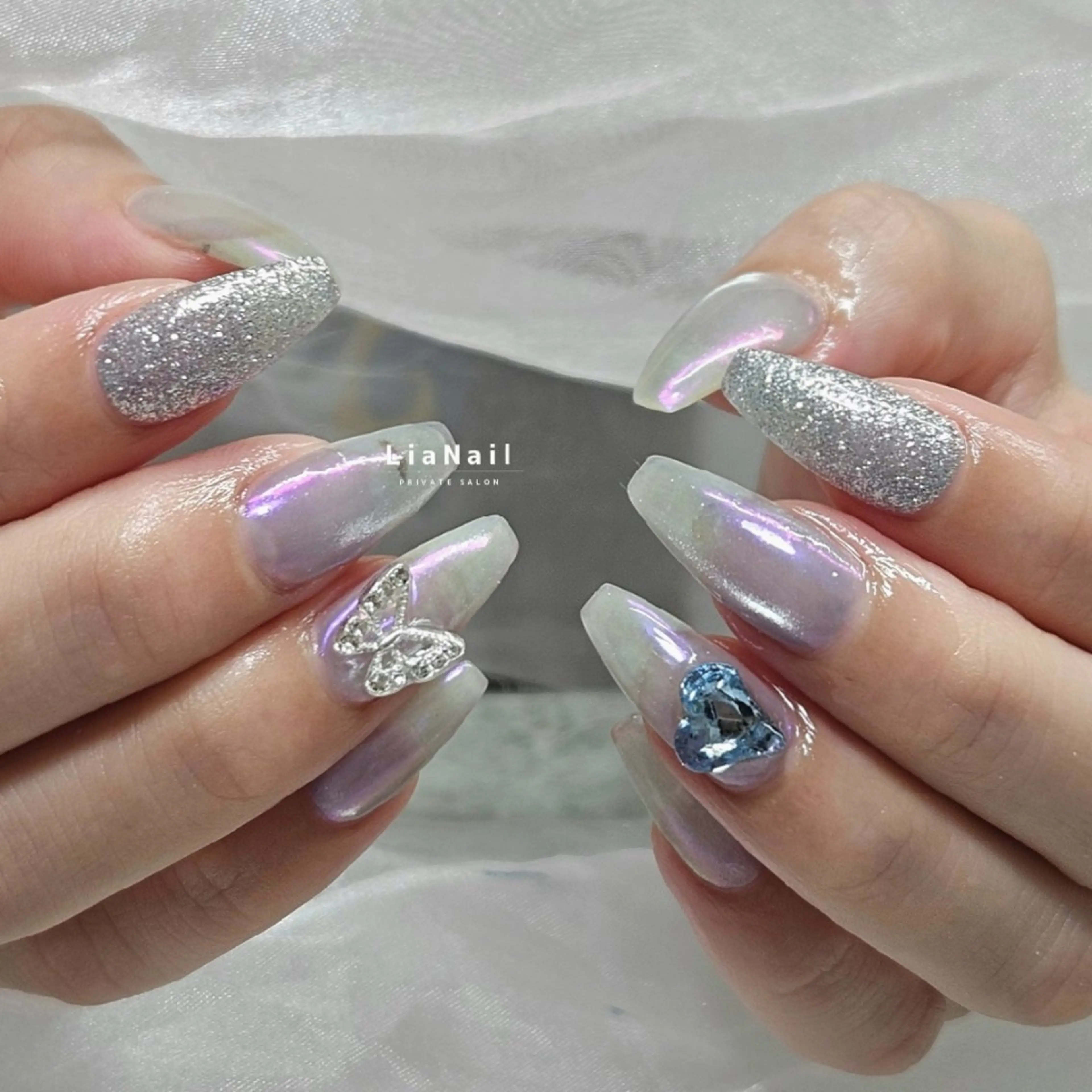 パーマ ハンドネイル Lia Nailのネイルデザイン