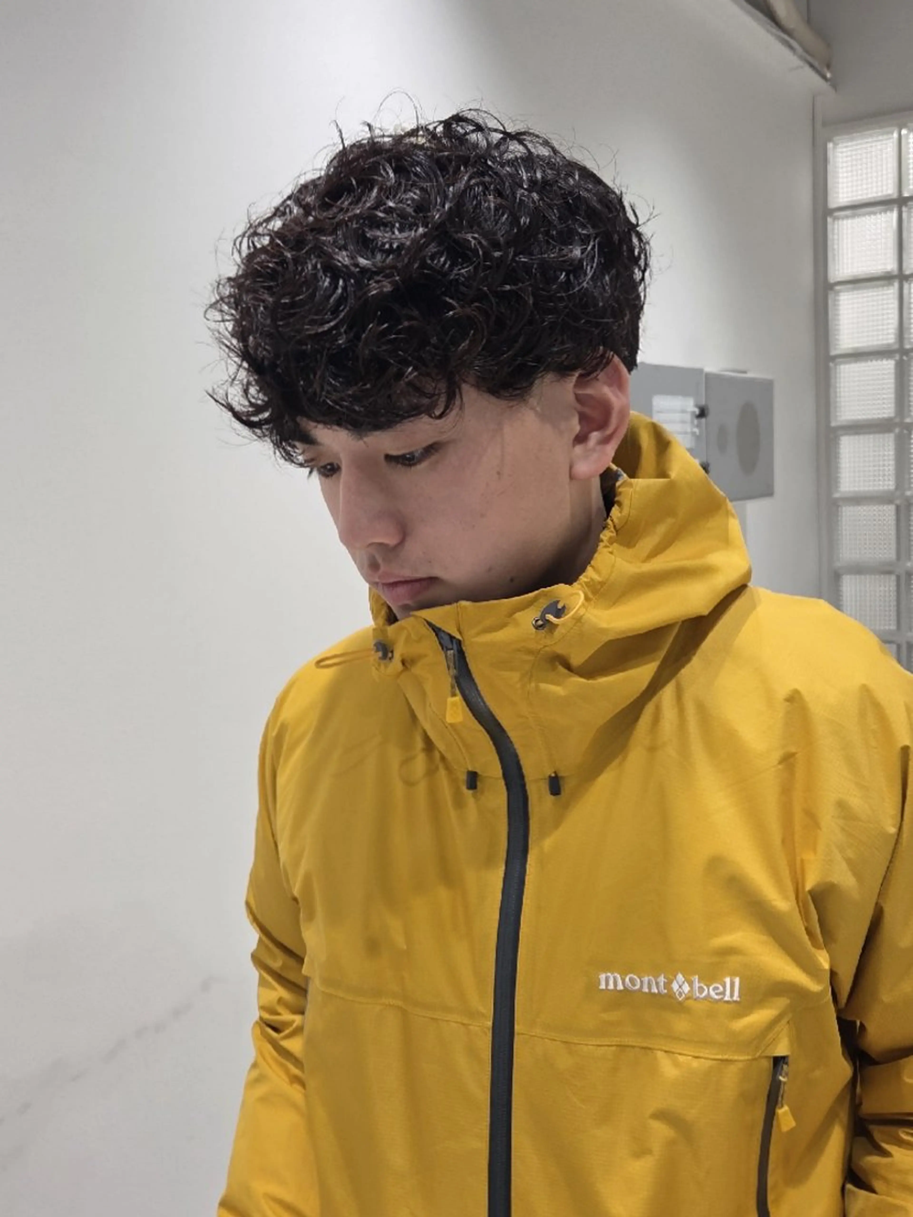 ショート パーマ メンズ ビジネス メンズパーマ ニュアンスパーマ カット パーマ ヘッドスパ YOKUTO/今日 ⭕️ブリーチパーマのヘアスタイル