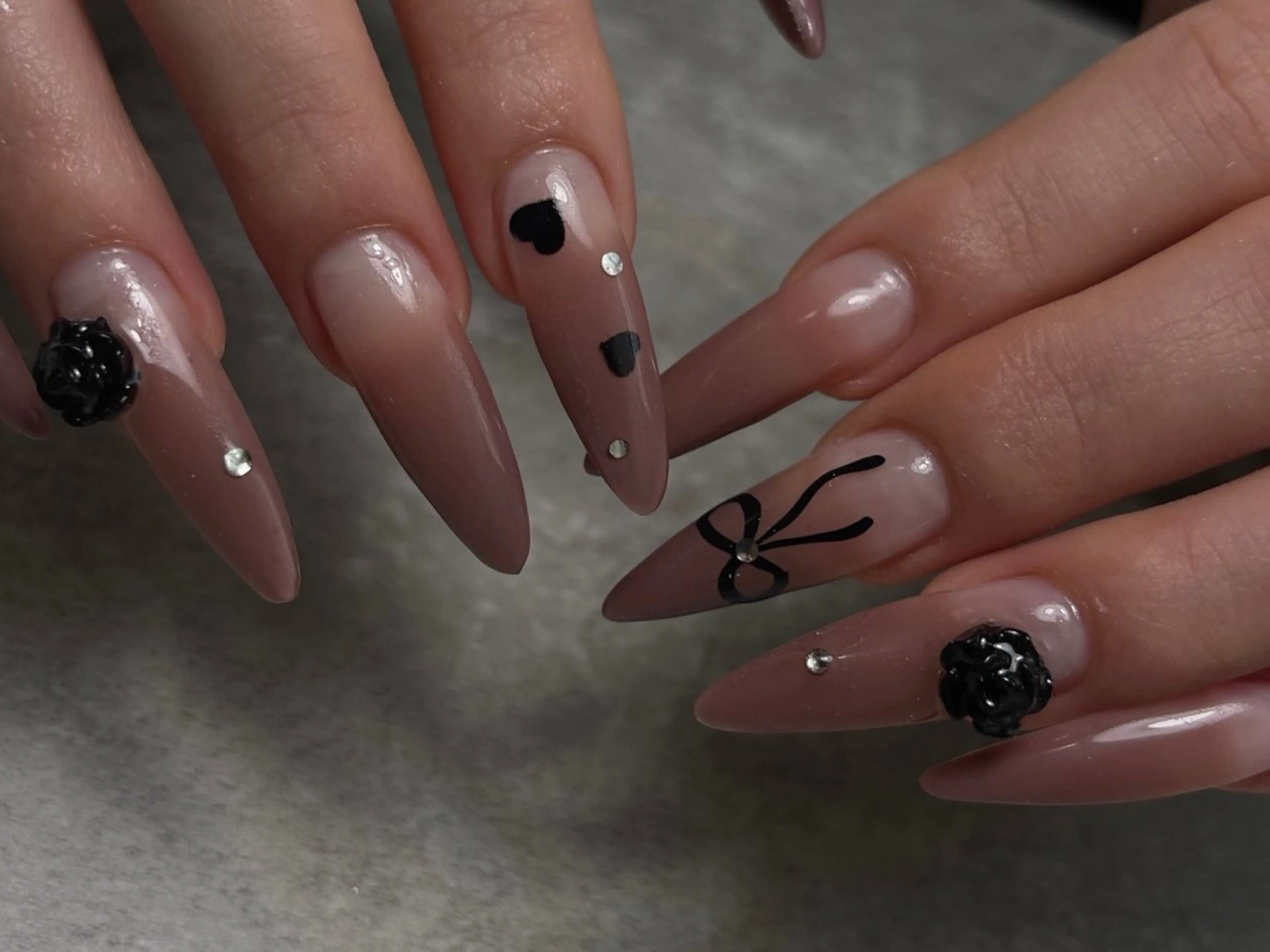 ネイル ハンドネイル ハンドケア nail salon kukuna所属・ワンホン/韓国 nail 大阪アメ村のネイルデザイン