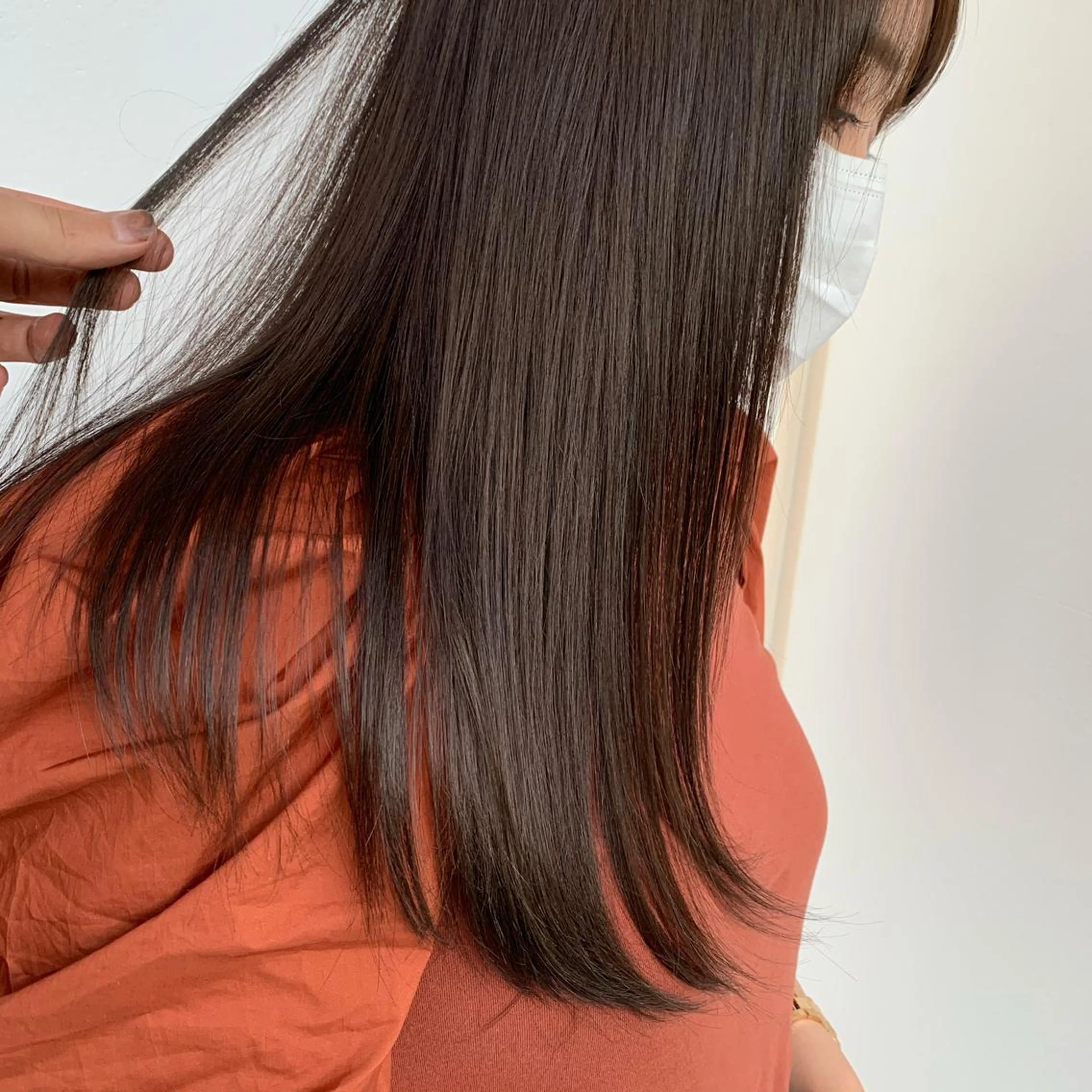 ロング カラー ブリーチ グレージュ 骨格補正施術/メンズ 専門美容師/YUYAのヘアスタイル