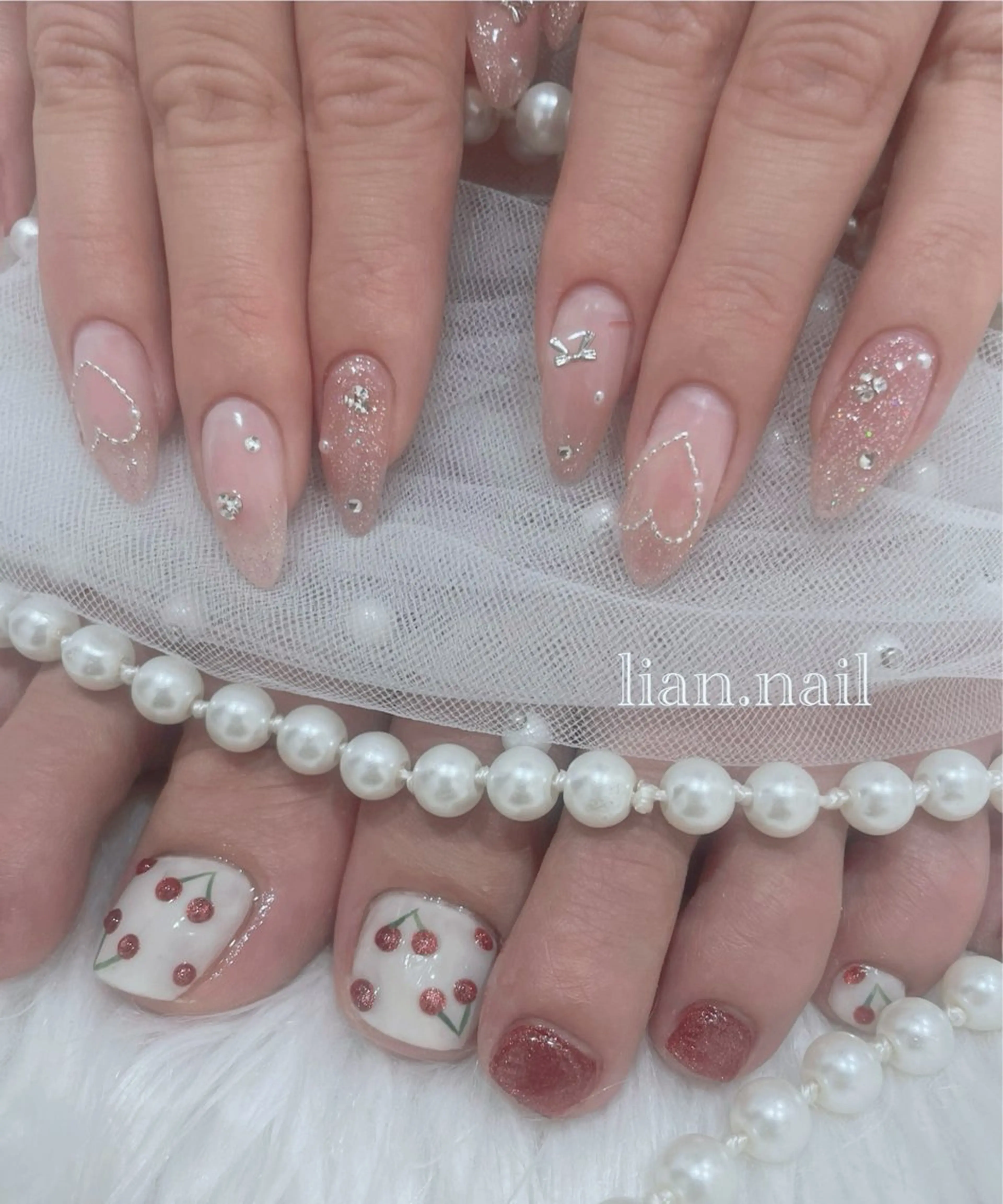 ネイル ハンドネイル フットネイル Lian nailのネイルデザイン