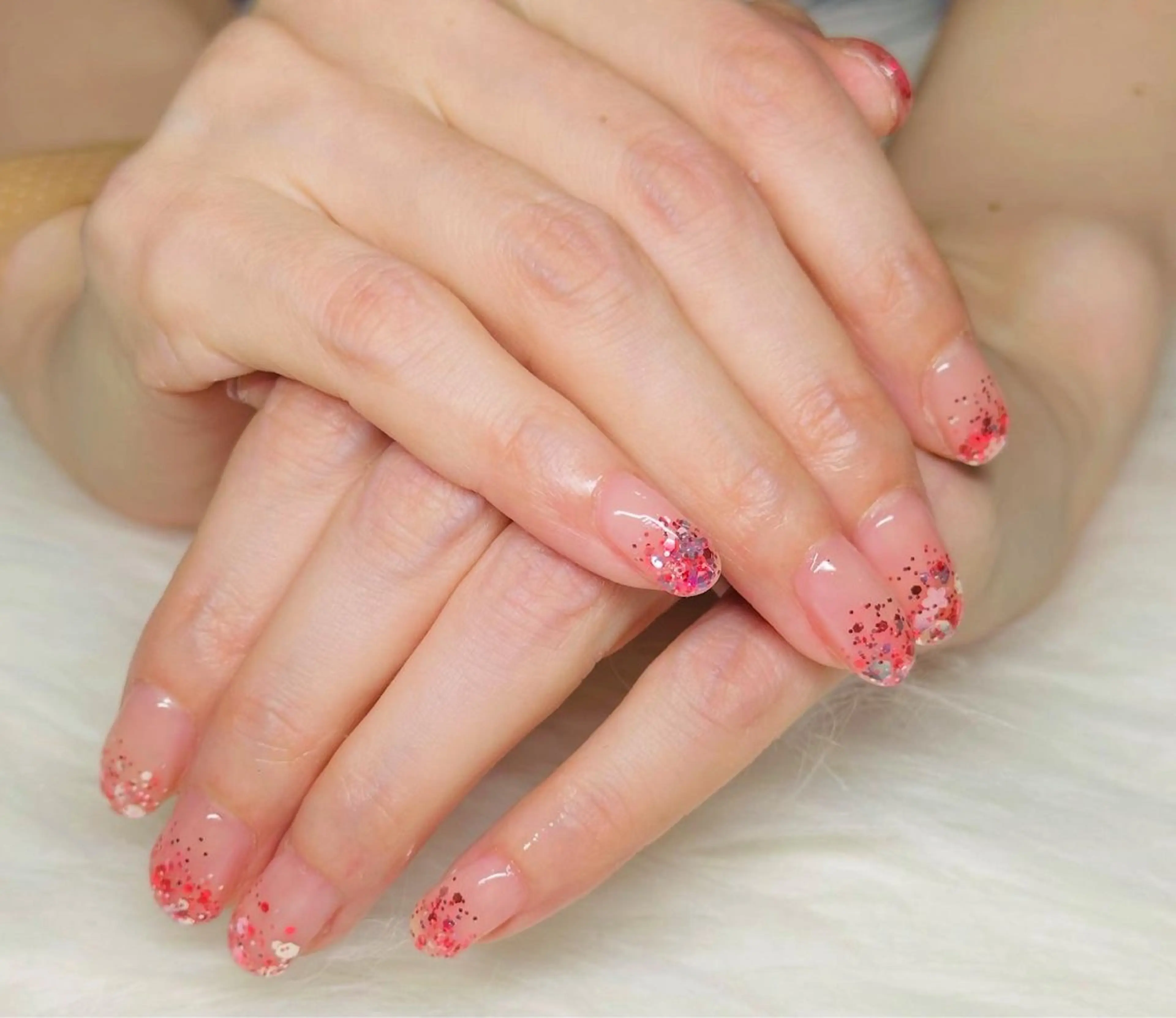 ネイル ジェルネイル グラデーション ハンドネイル 田端 笑理菜のネイルデザイン