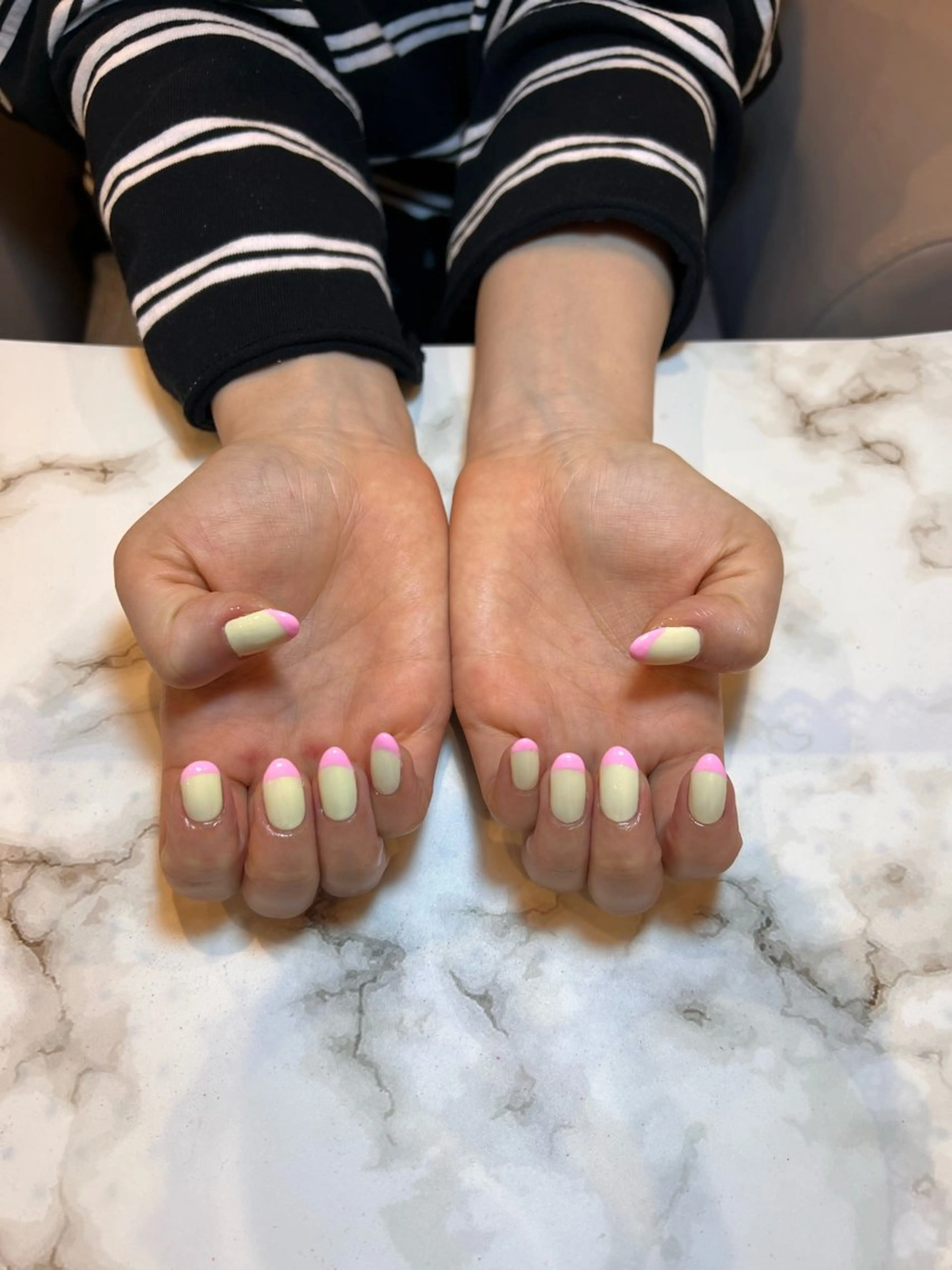 ネイル フレンチネイル KANOネイリスト/ UNELMA天神のネイルデザイン