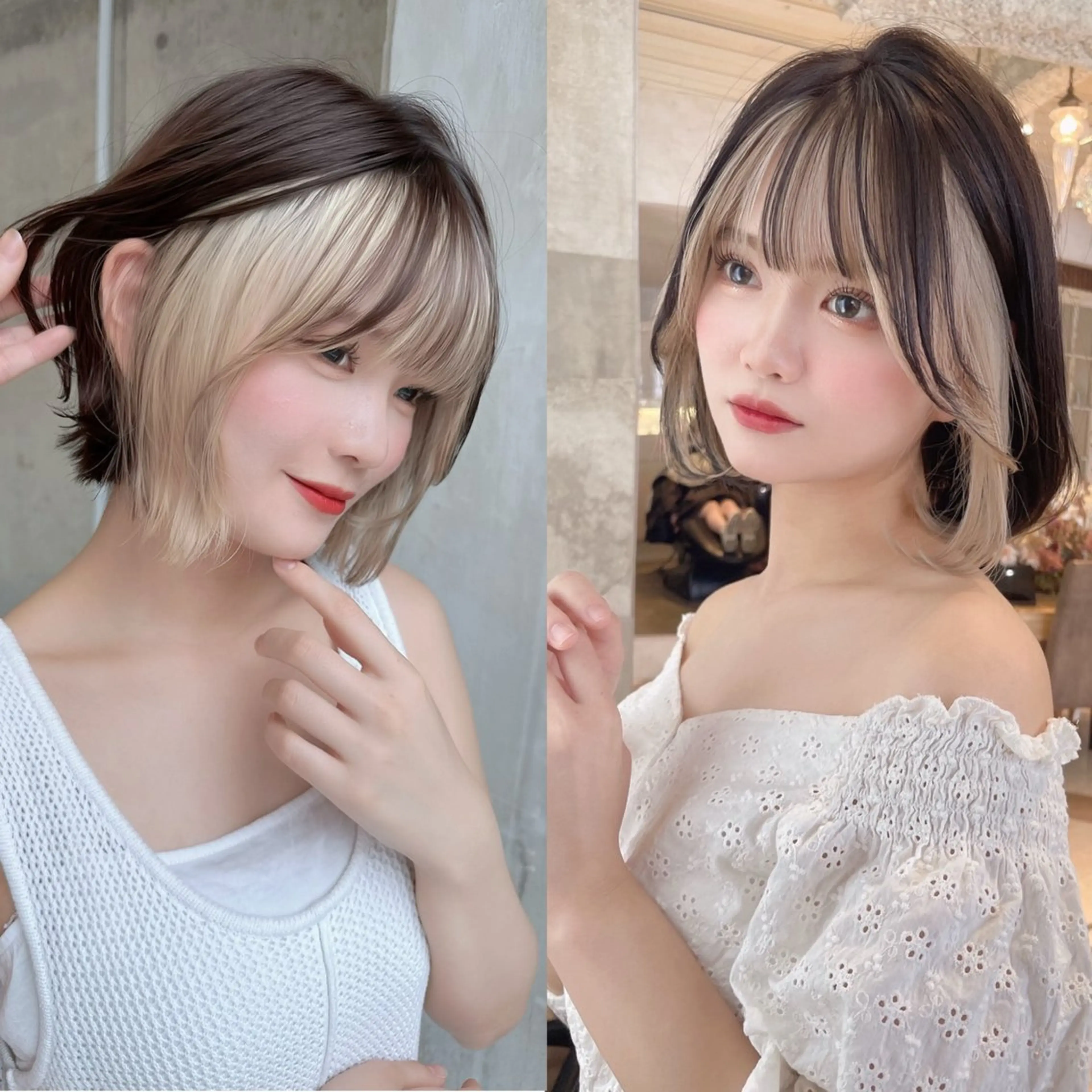 【4月限定🎓💐🌸】インナーカラー＋髪質改善TRの写真