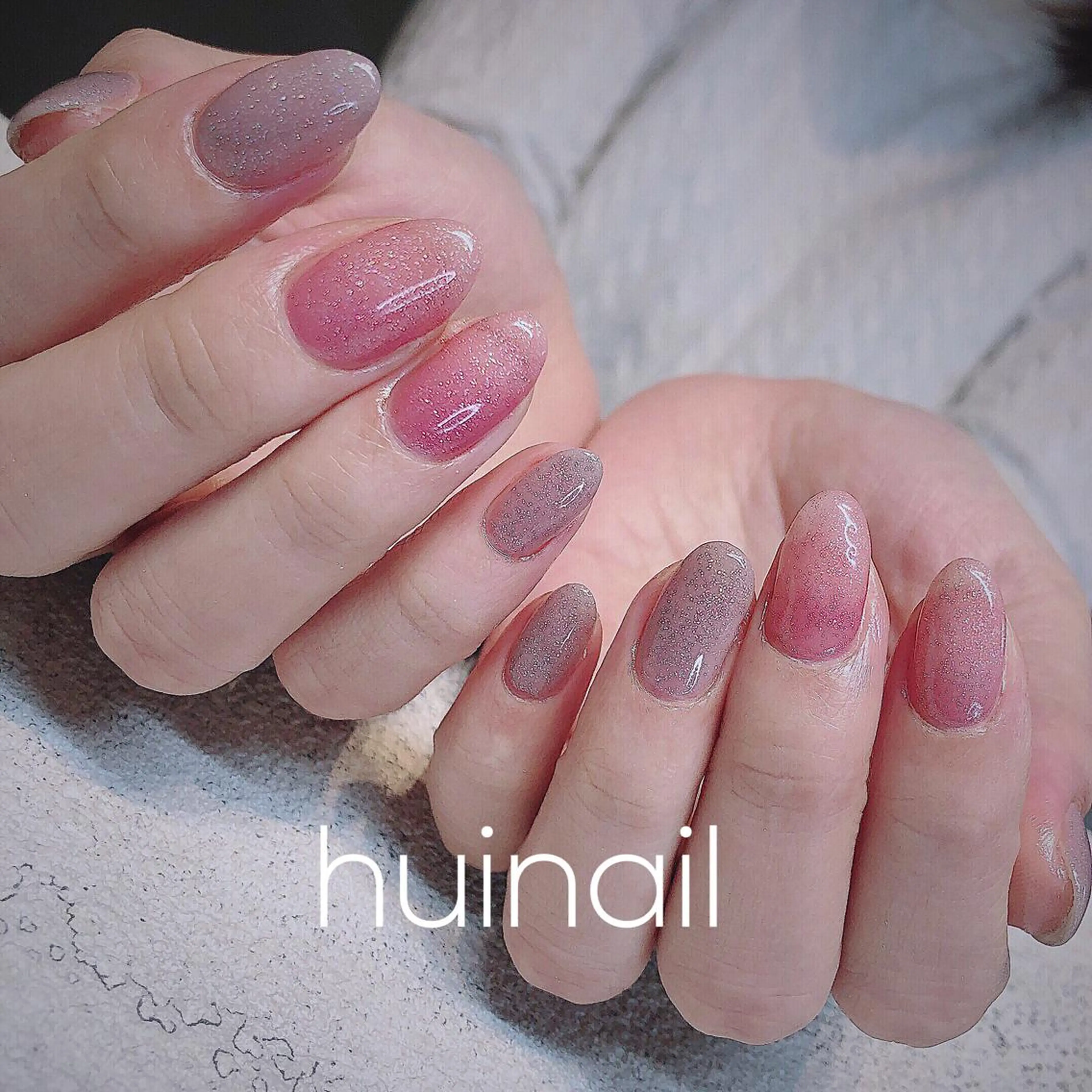 ミディアム めぐみのネイルサロン スタッフ練習のネイルデザイン