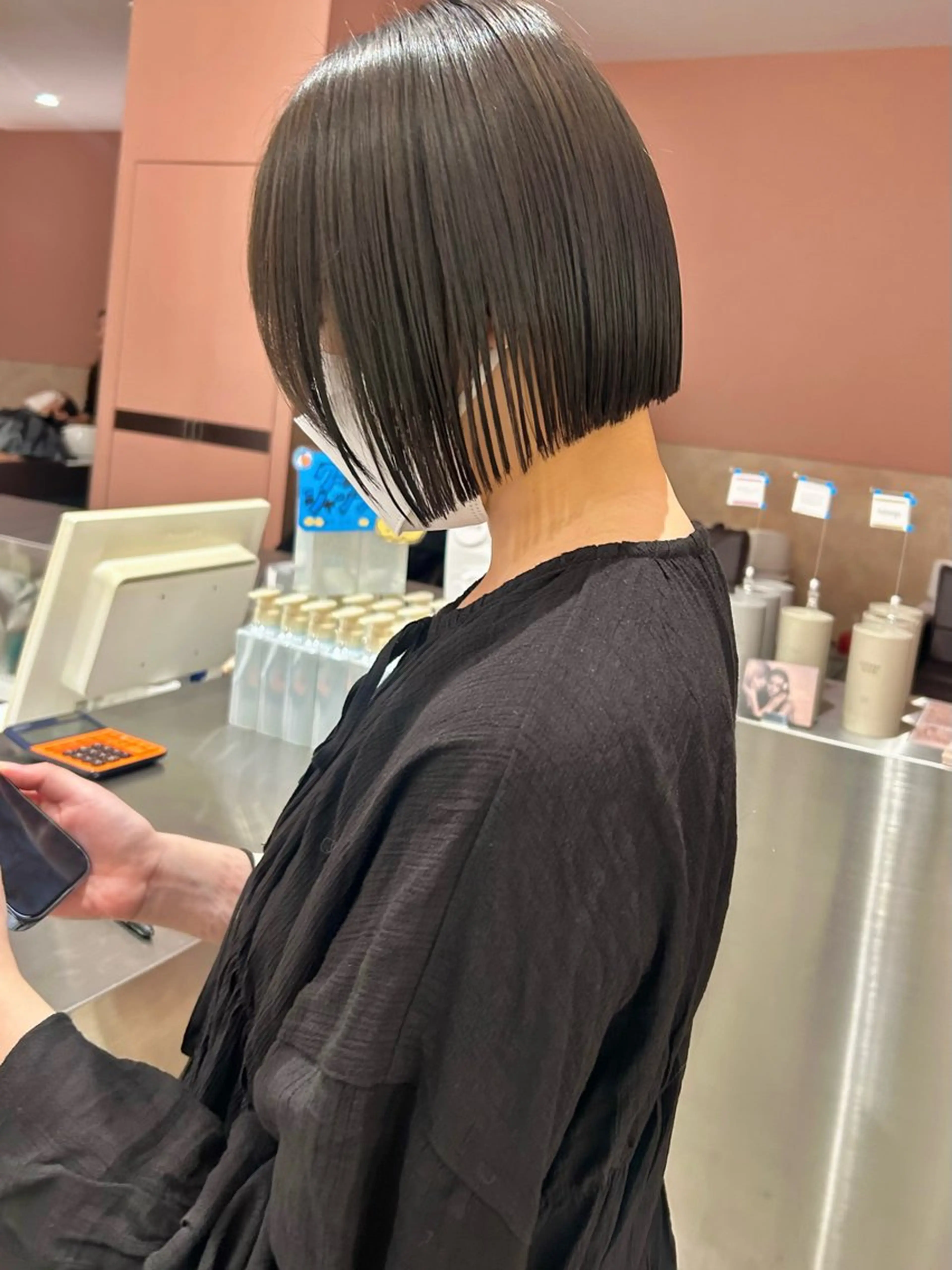 ショート カラー カット ヘアカラー トリートメント 👔ボブ﹨髪質改善 ストレート🩳ももかのヘアスタイル