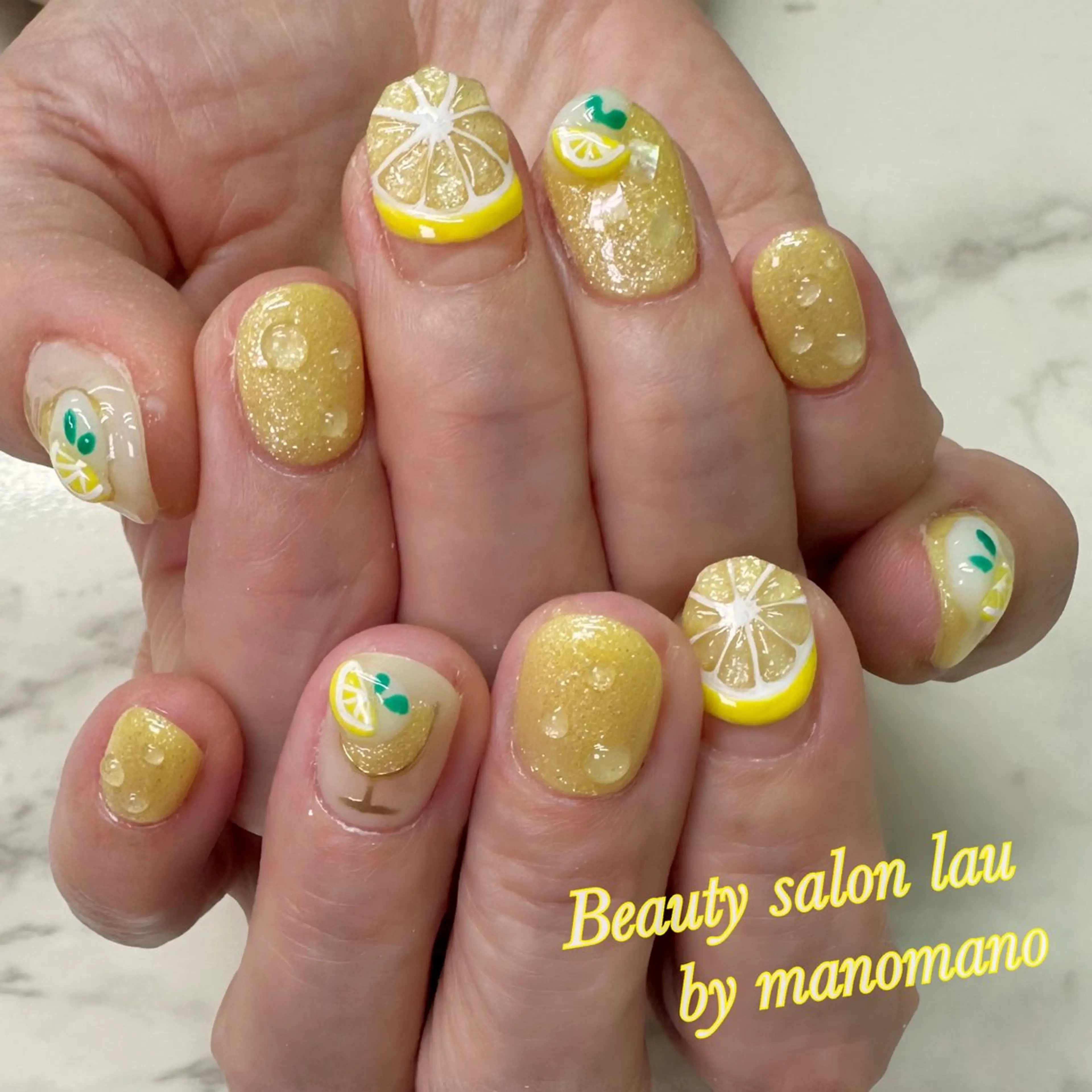 ネイル ハンドネイル ラウバイマノマノ なかざとのネイルデザイン