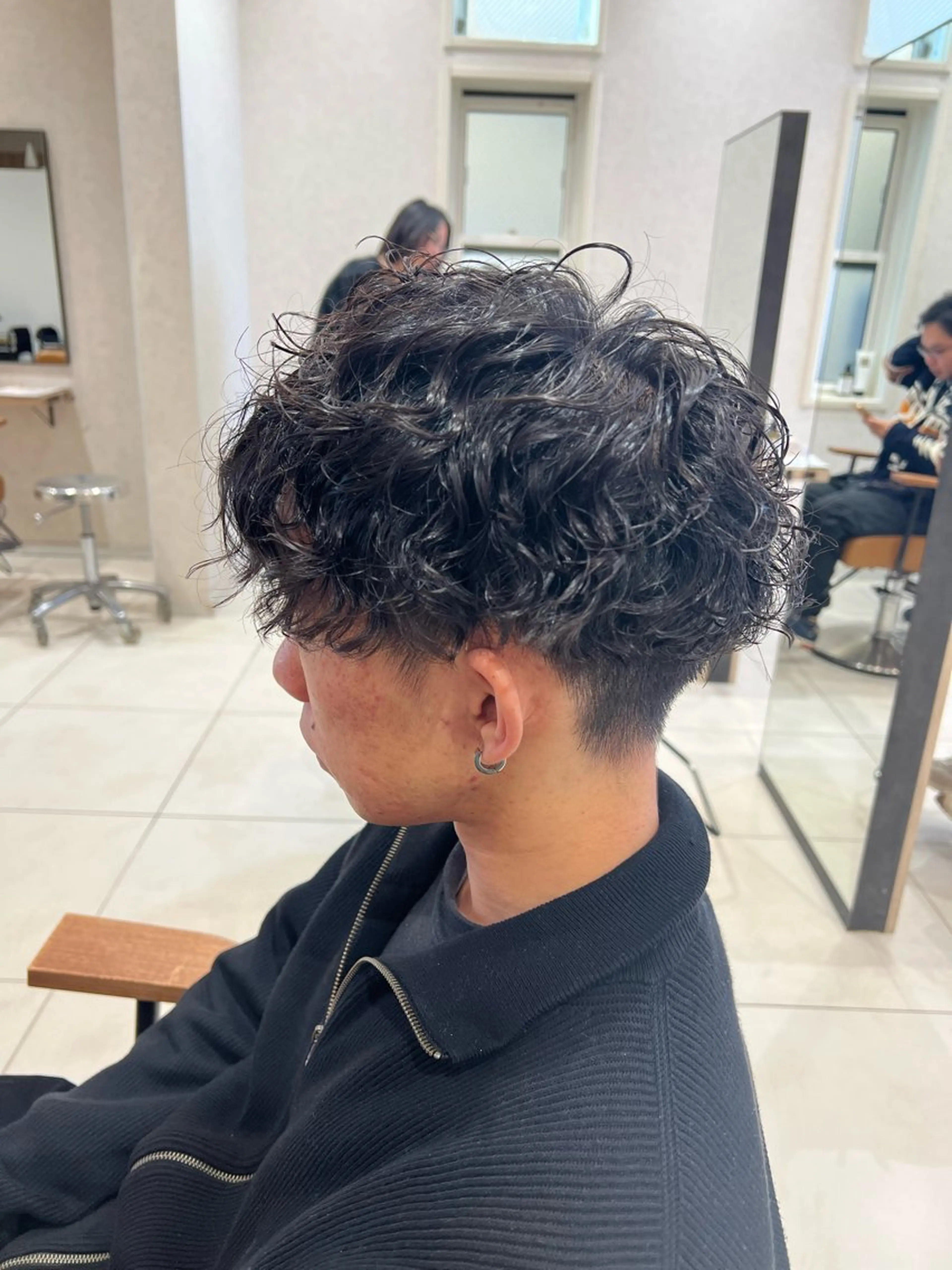 メンズ メンズパーマ メンズ特化フェザー パーマ🚗タケシのヘアスタイル