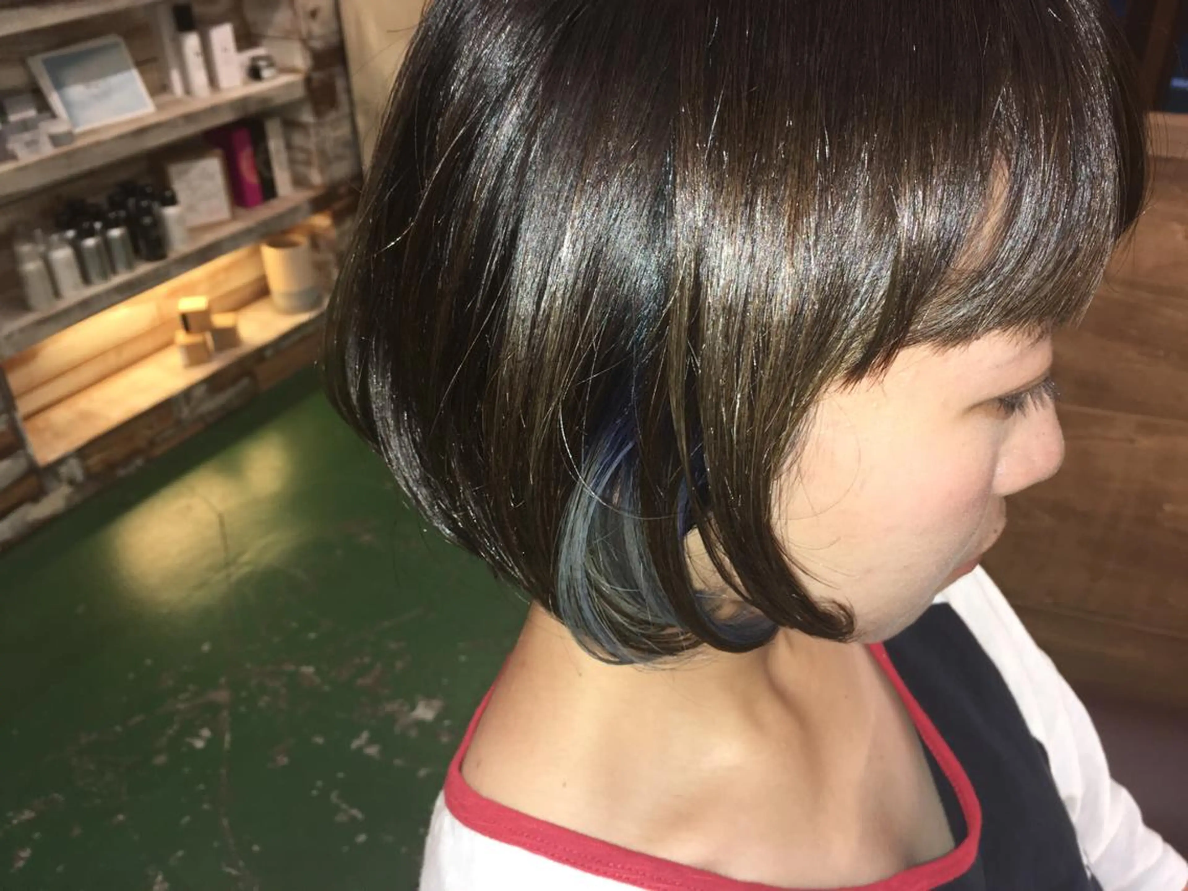 ショート カラー ヘアカラー Lagom なかだのヘアスタイル