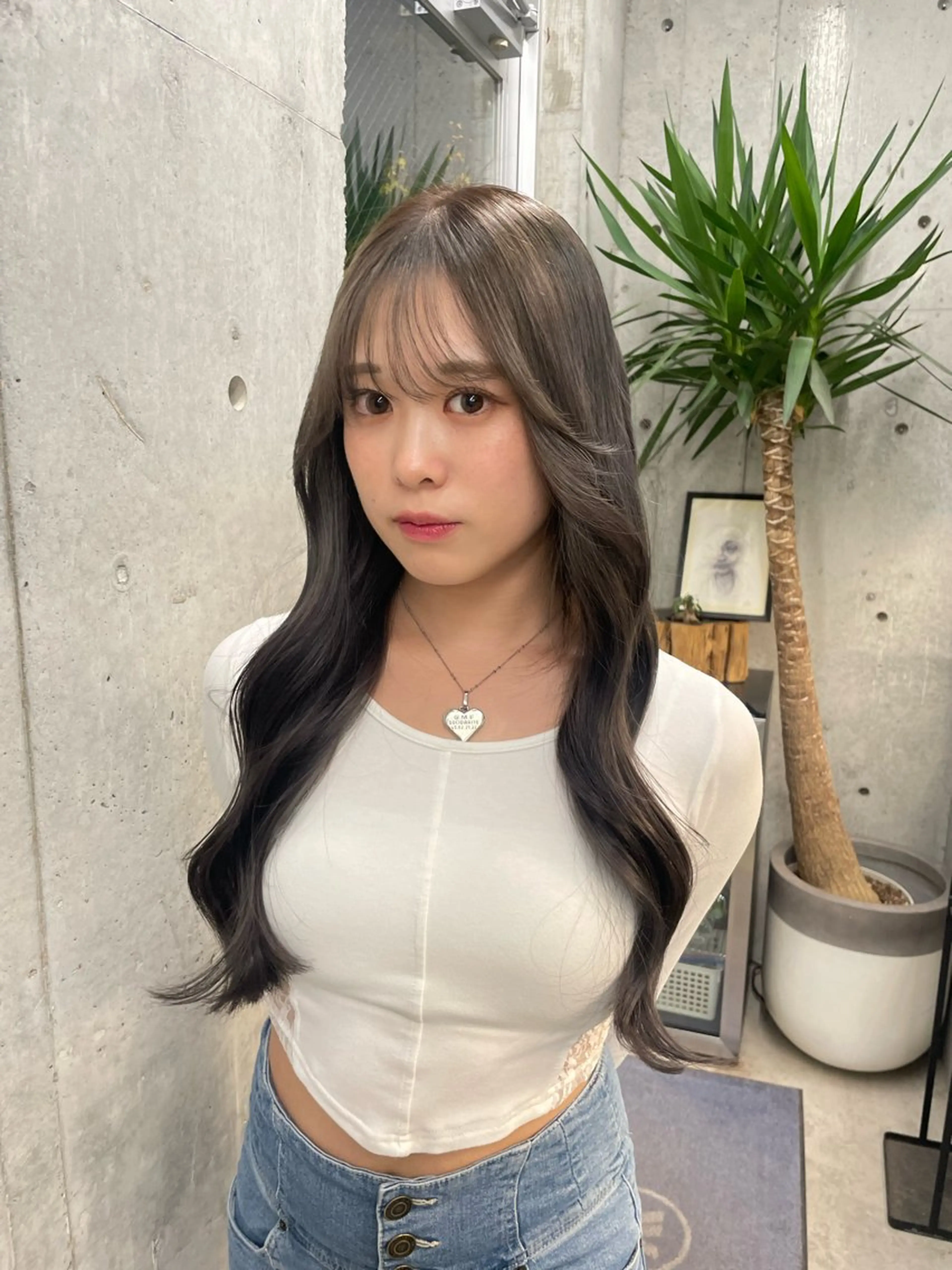 ロング カラー ハイトーンカラー カット ヘアカラー トリートメント トレンドカラー🥣／ ヘアアレンジ✩.*˚のヘアスタイル