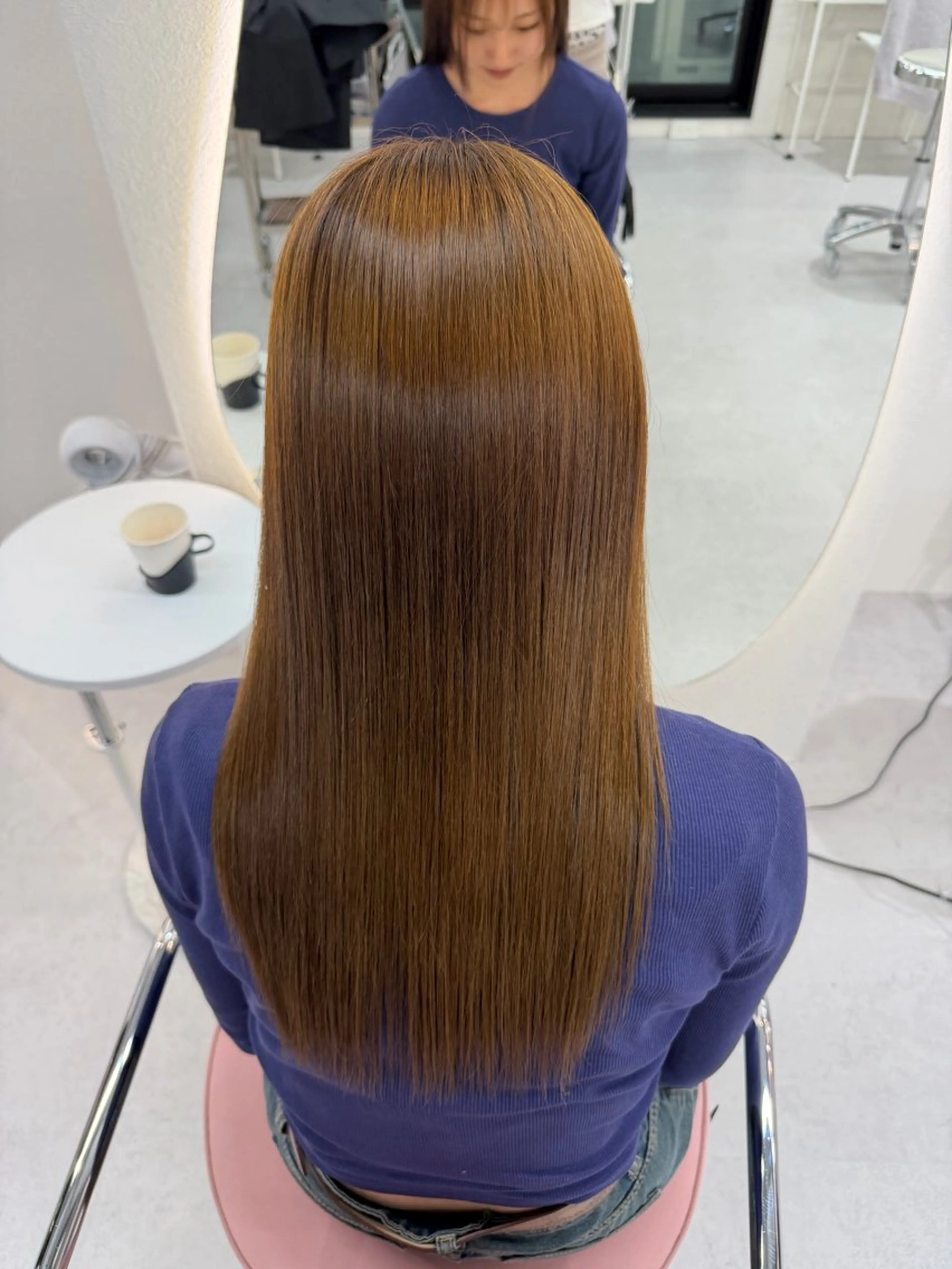 ロング 縮毛矯正 縮毛矯正 トリートメント 🍬カラー特化🍬 Kirari🪄のヘアスタイル