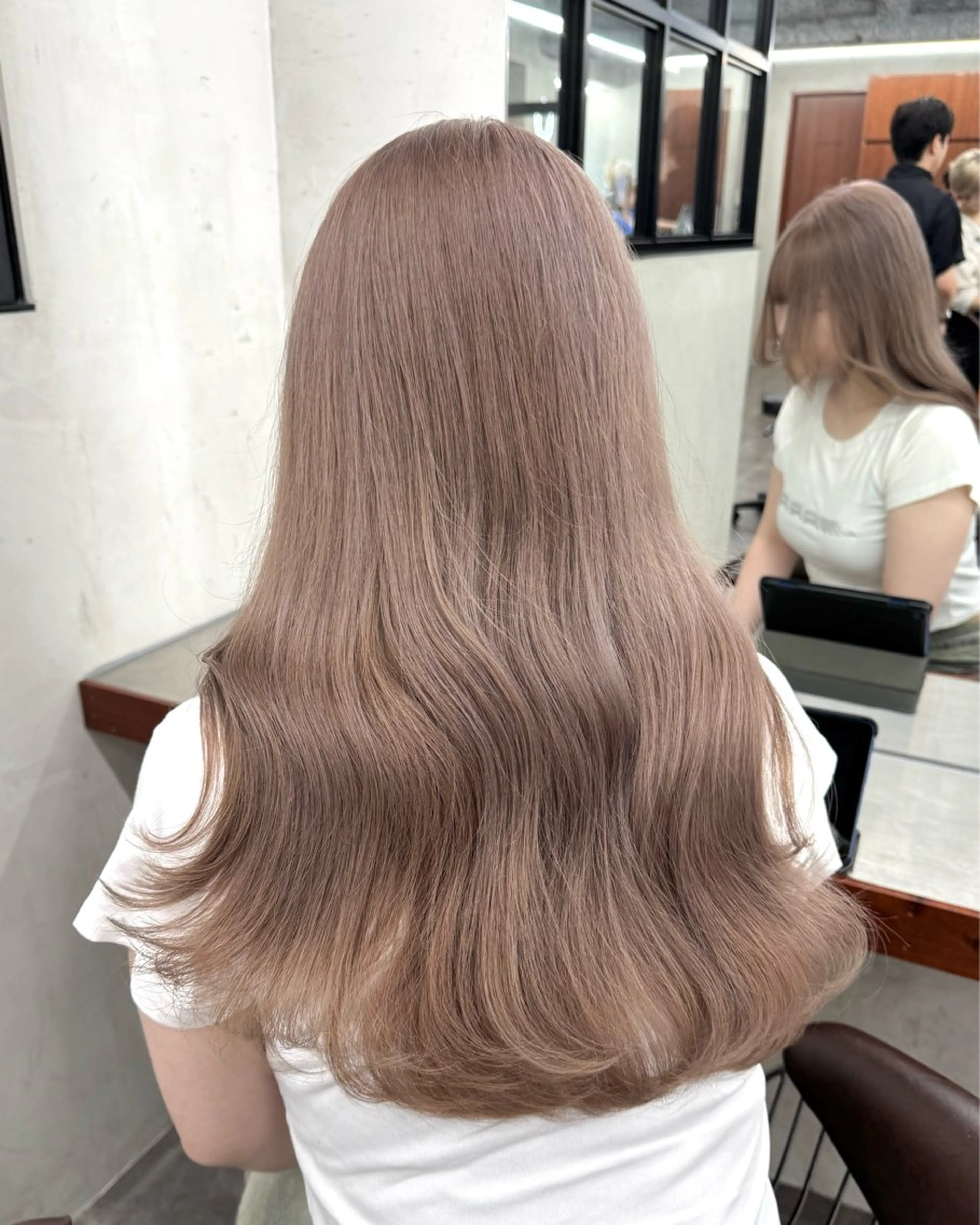 ロング カラー 似合わせカット/ ハイトーン/aoiのヘアスタイル