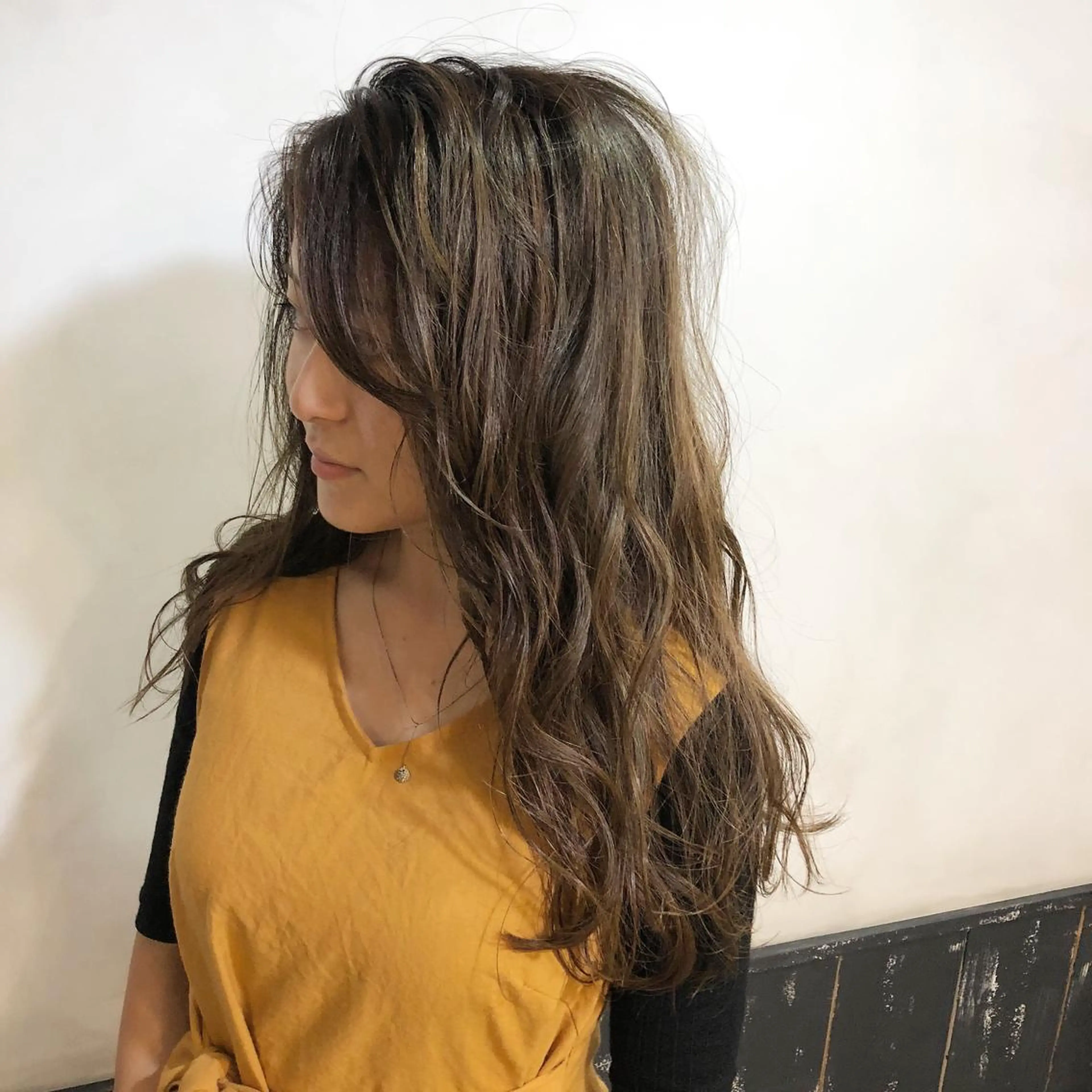 ロング カラー ヘアアレンジ バレイヤージュ レイヤーカット 綺麗な髪質にしたい方 限定🌈清水　祥のヘアスタイル