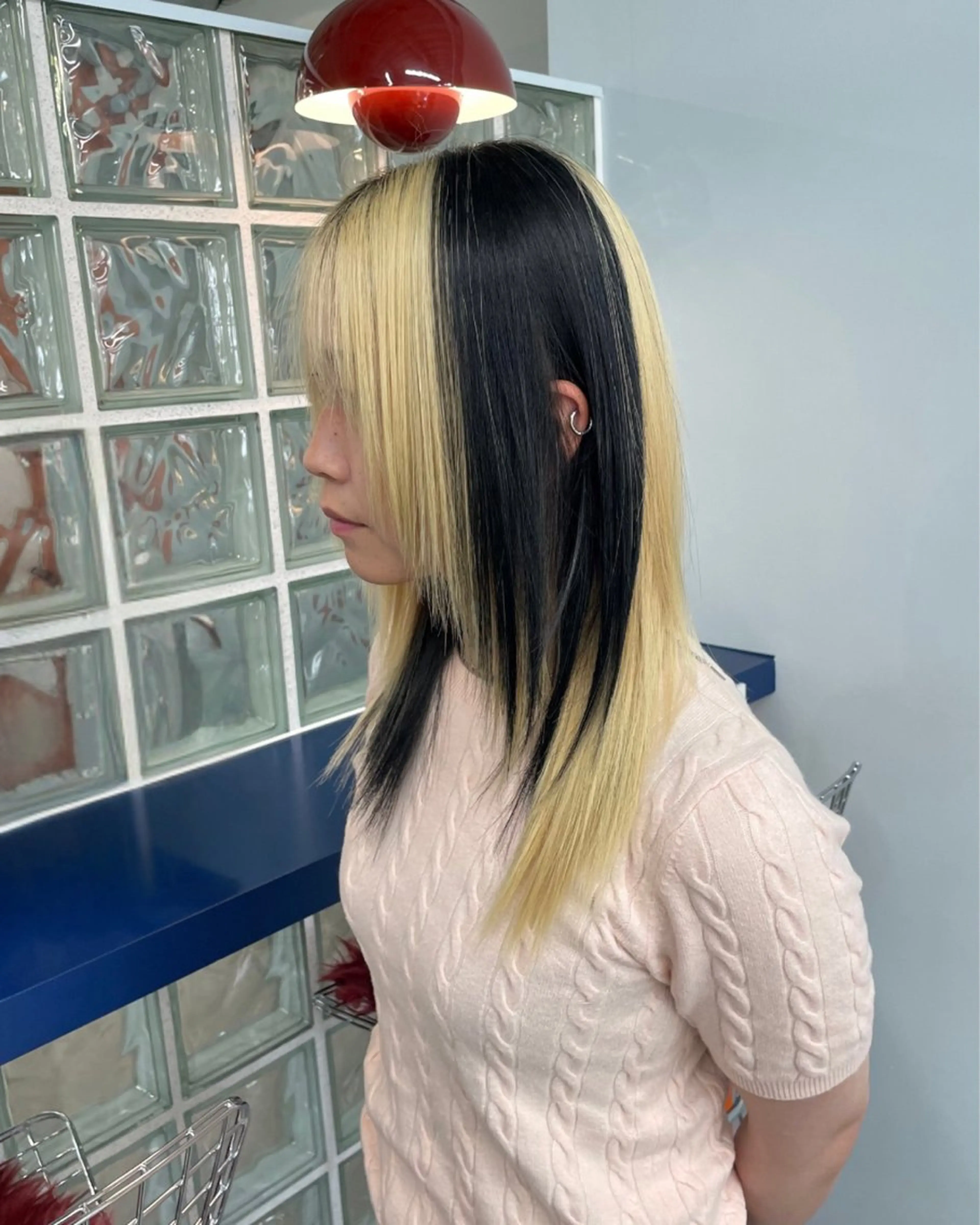 ミディアム ヘアカラー トリートメント qulim所属・qulim【クリム】 /ハイトーン/海音のヘアスタイル