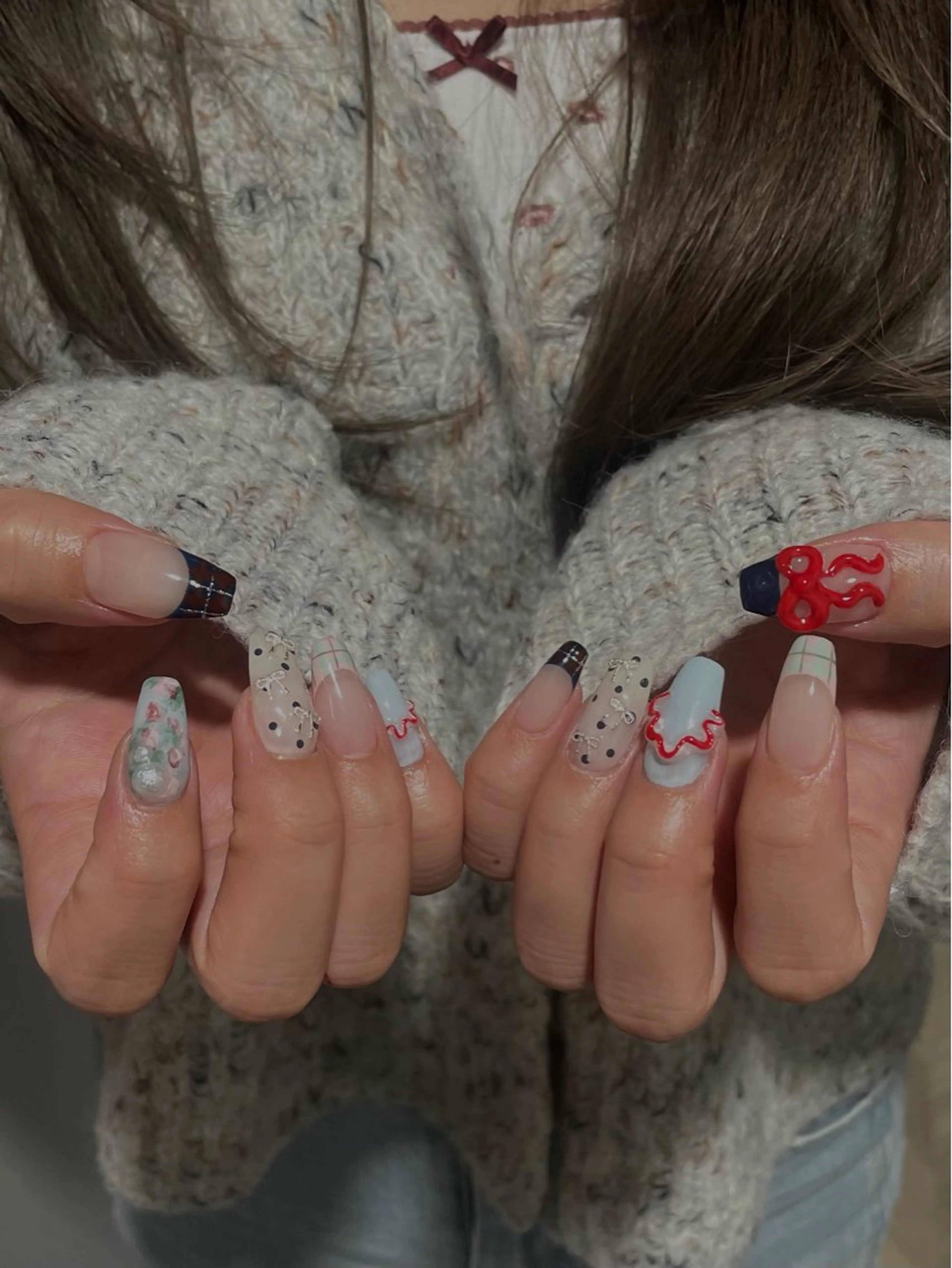 長さ出し10本＋持ち込み10本デザインコース〔オフ無〕の写真