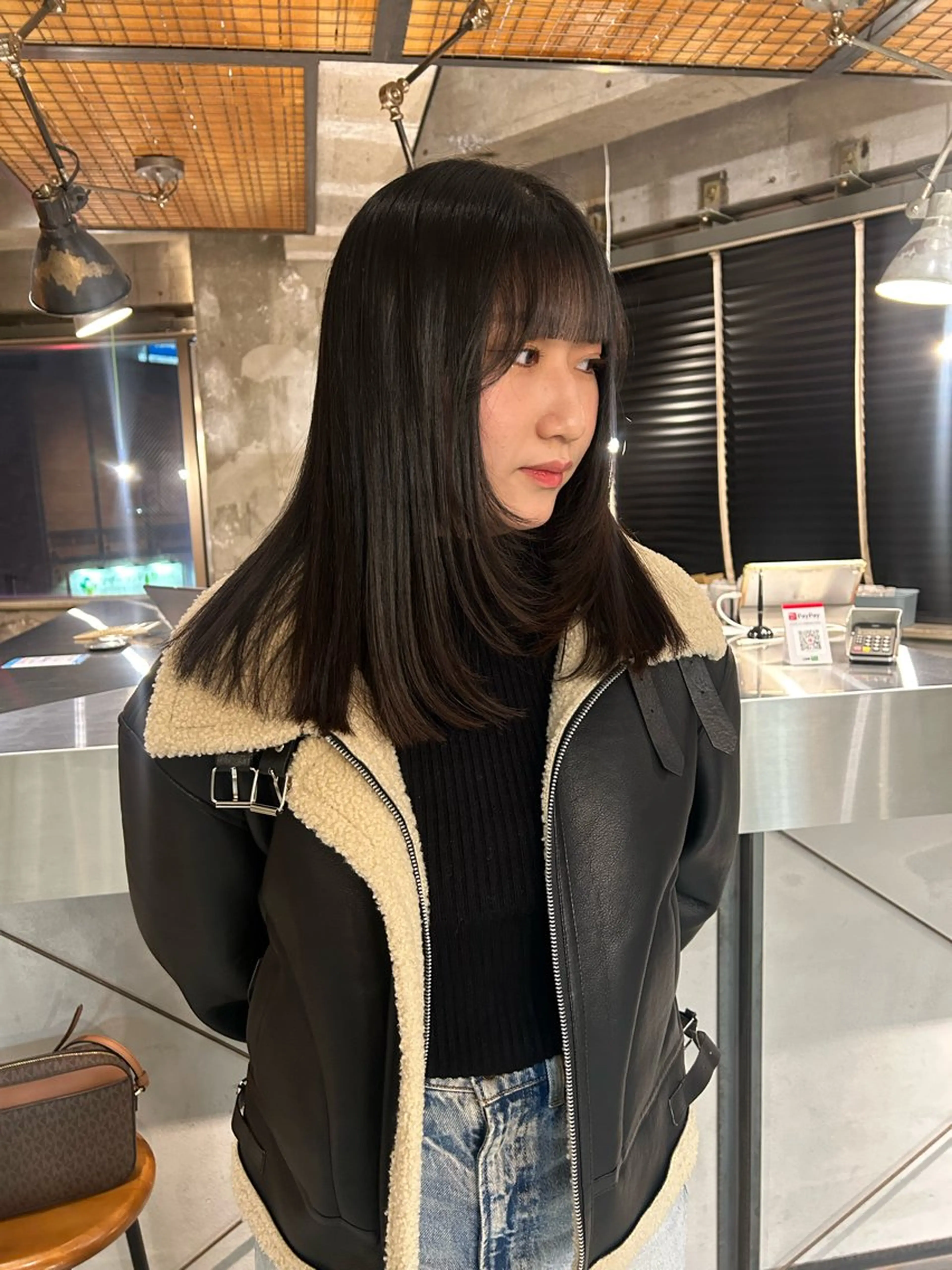 ロング カラー レイヤーカット keen 立川のヘアスタイル