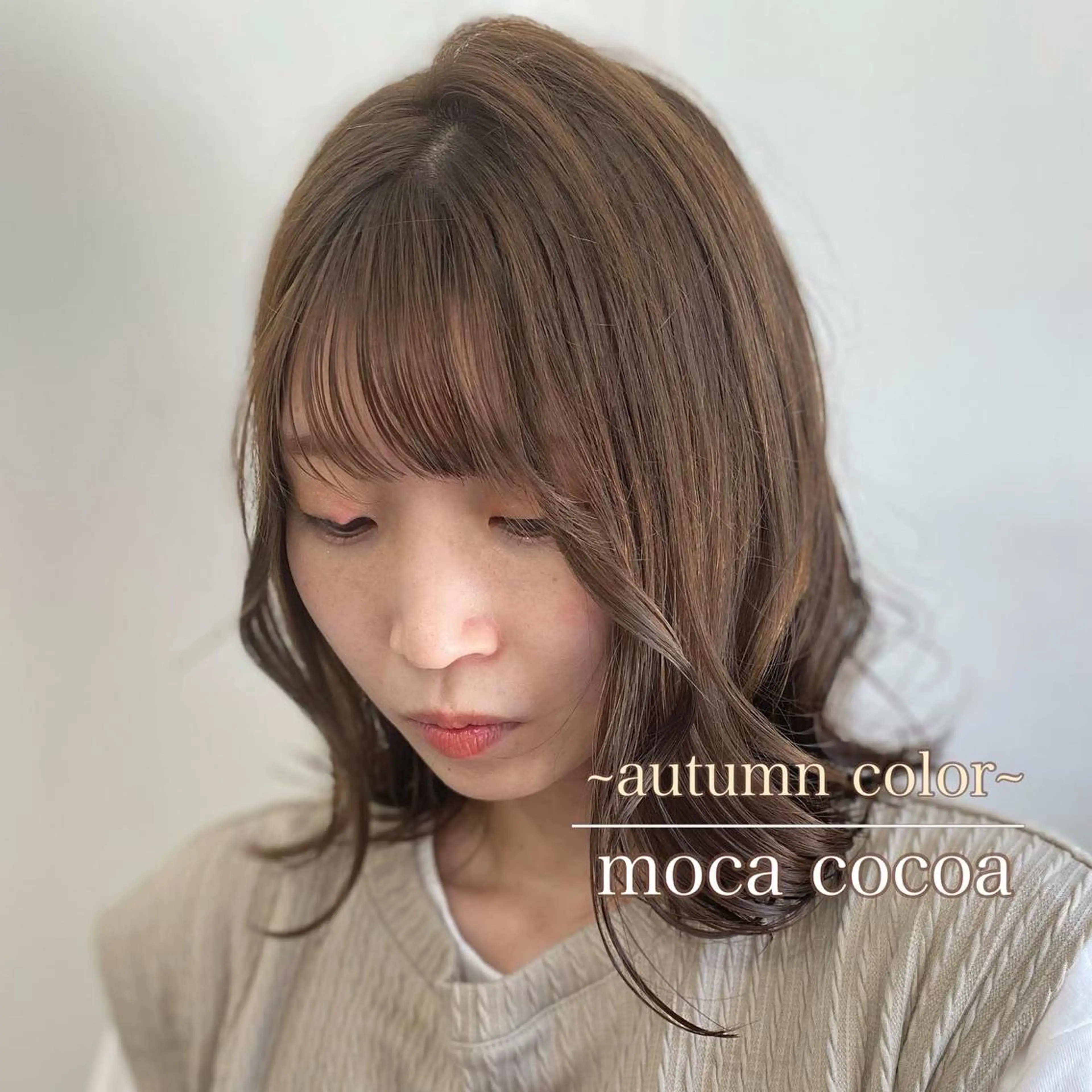 カラー カット ヘアカラー トリートメント ヘッドスパ 透明感カラー名駅 名駅みゆのヘアスタイル