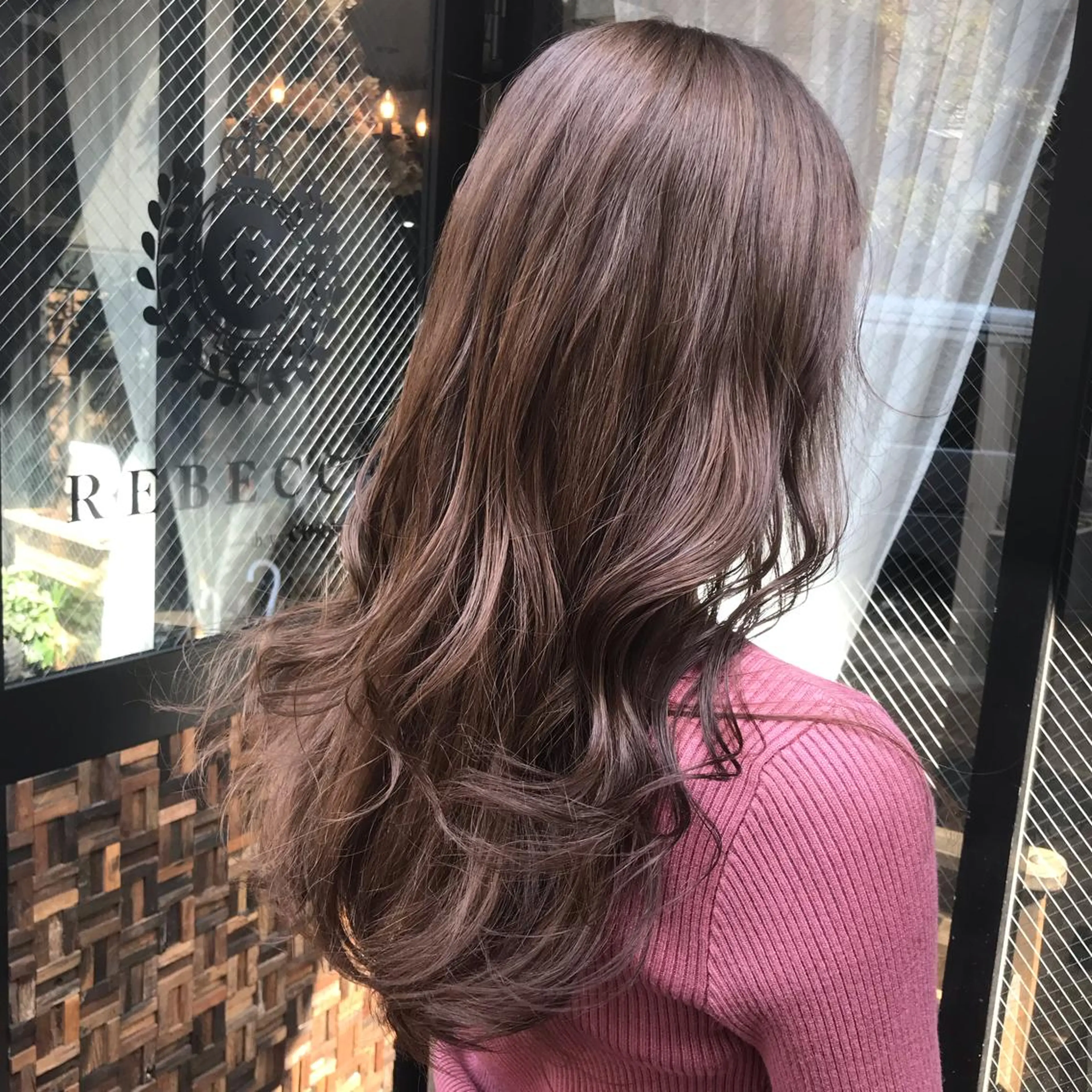 ロング カラー ブラウンカラー モカブラウン ヘアカラー トリートメント レイヤー/顔周り /AKARIのヘアスタイル
