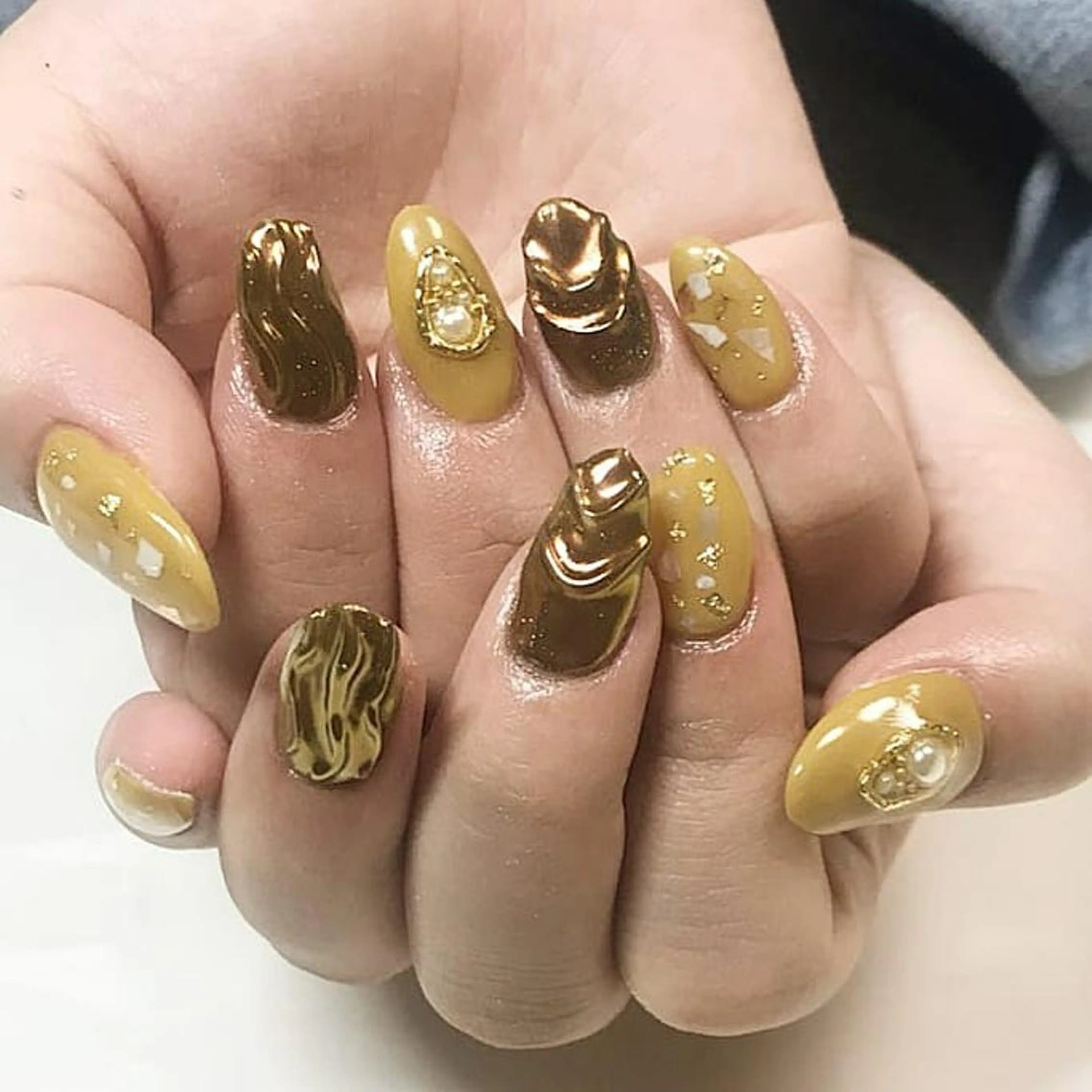 ネイル ハンドネイル ハンドケア lylynail YUUKAのネイルデザイン
