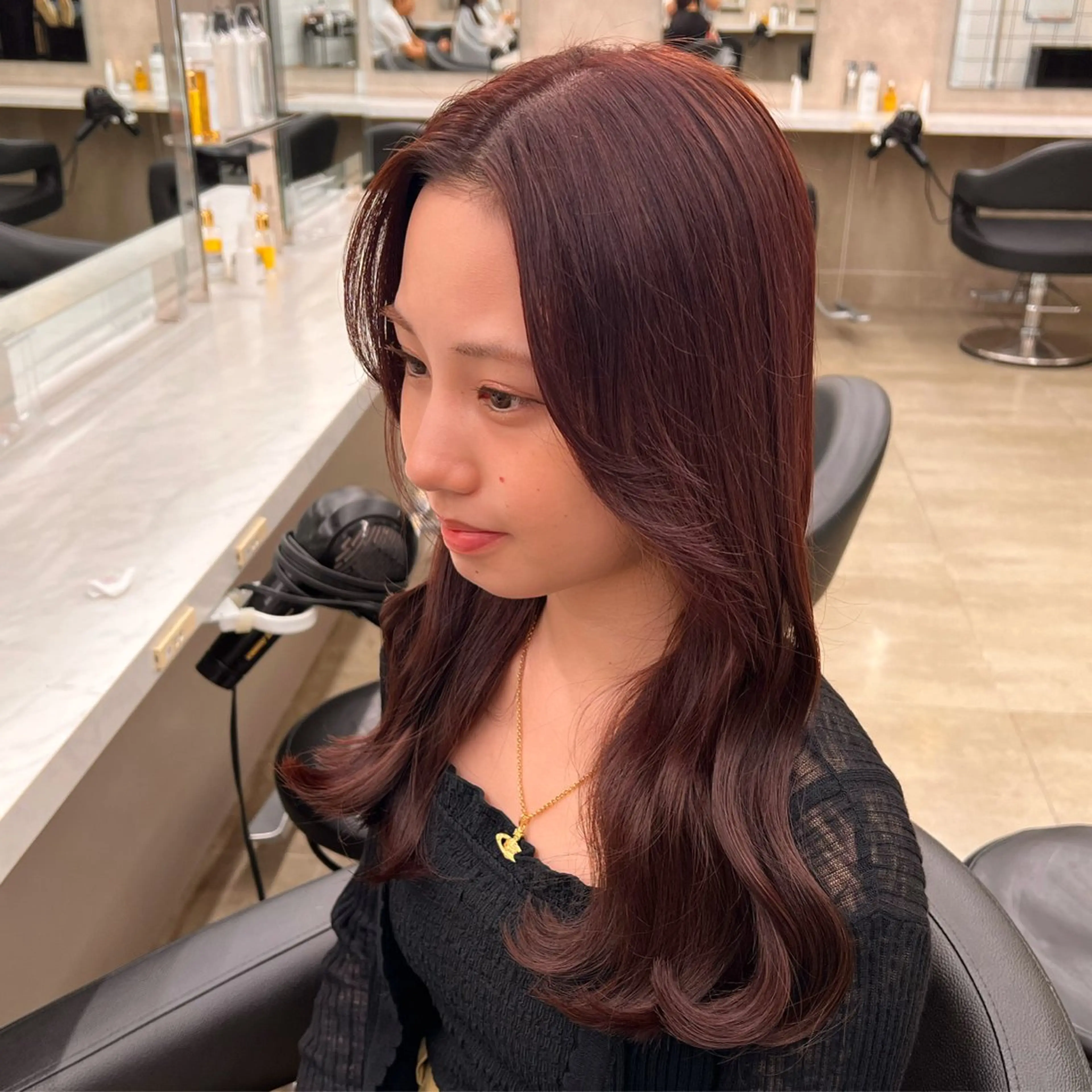 ロング カラー 💖札幌カラー 指名No.1💖玲奈のヘアスタイル
