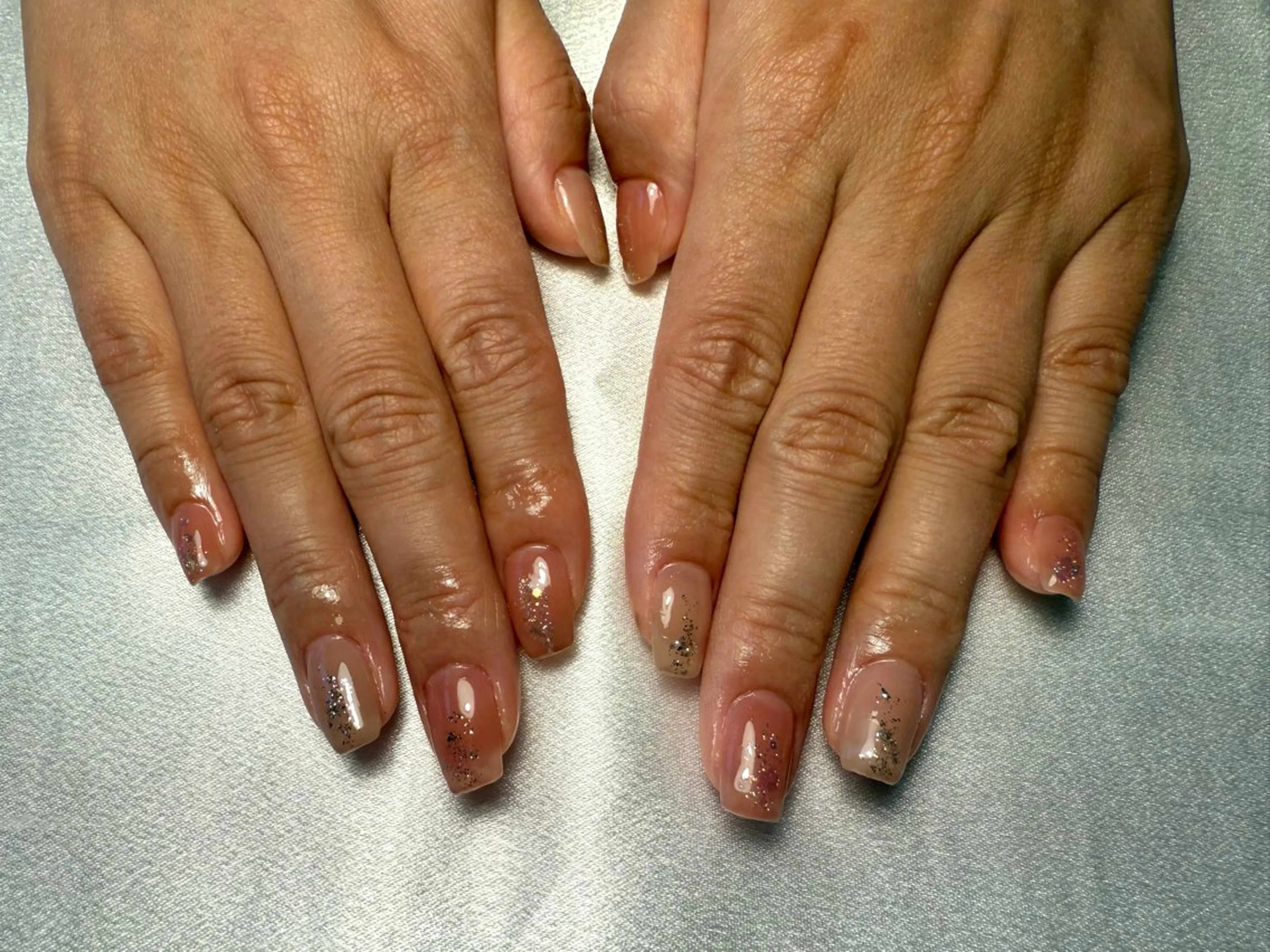 ネイル ラメ(グリッター) ワンカラーネイル シンプルネイル nail salon Estelleのネイルデザイン