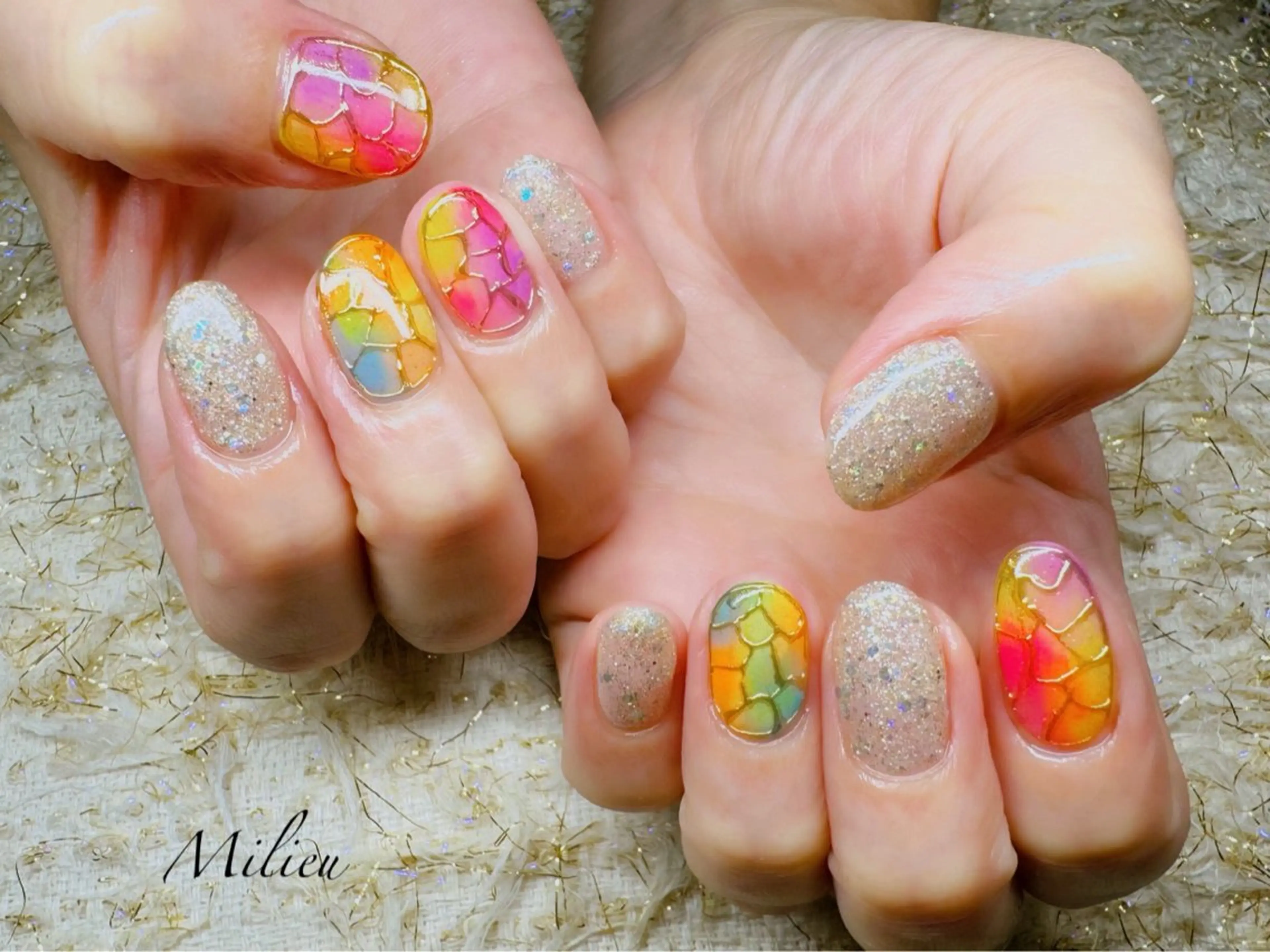 ネイル ハンドネイル 吉澤 圭のネイルデザイン