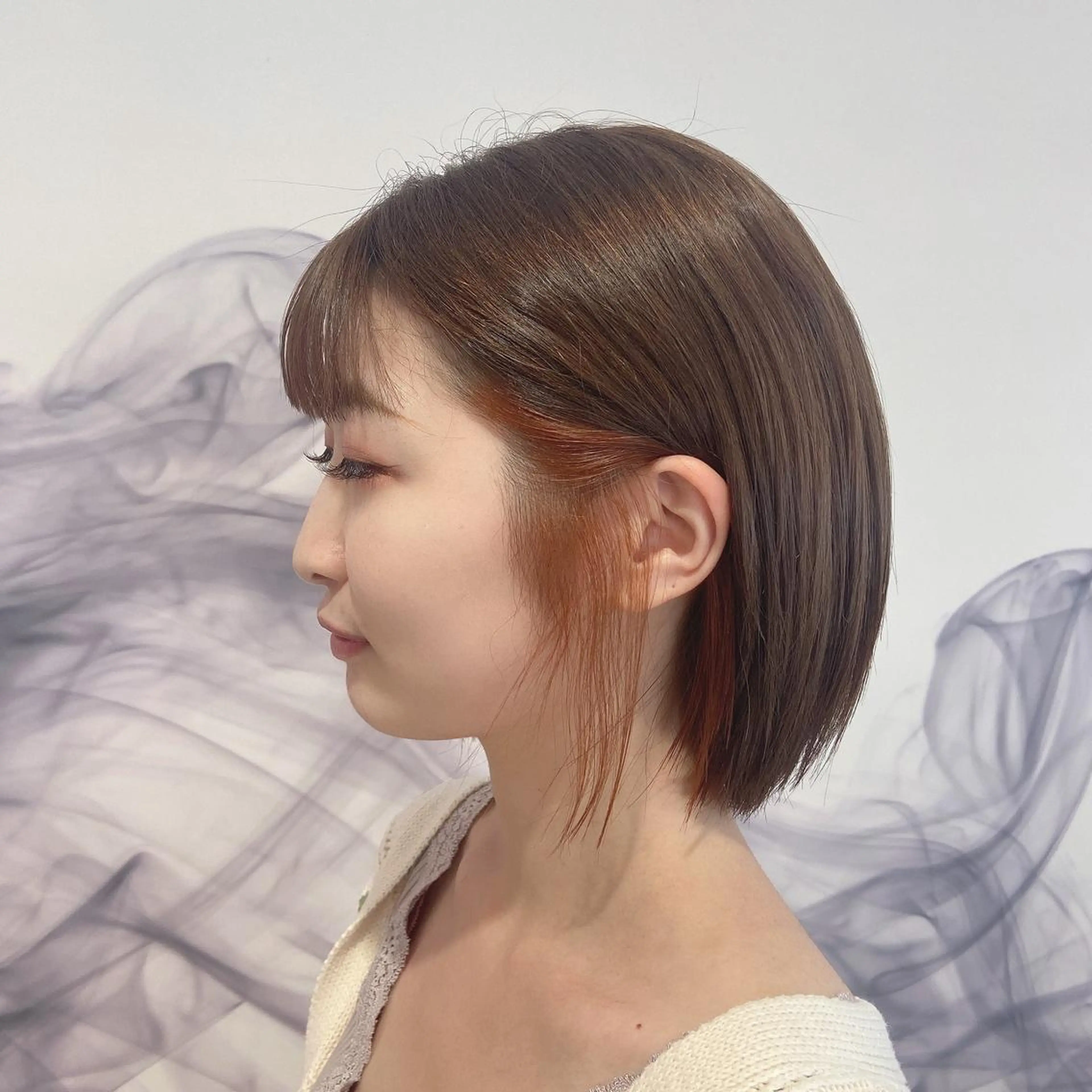 ショート カラー ブリーチ オレンジ apollo  yokohama 横浜店所属・APOLLO♡ ＭＩＯのヘアスタイル