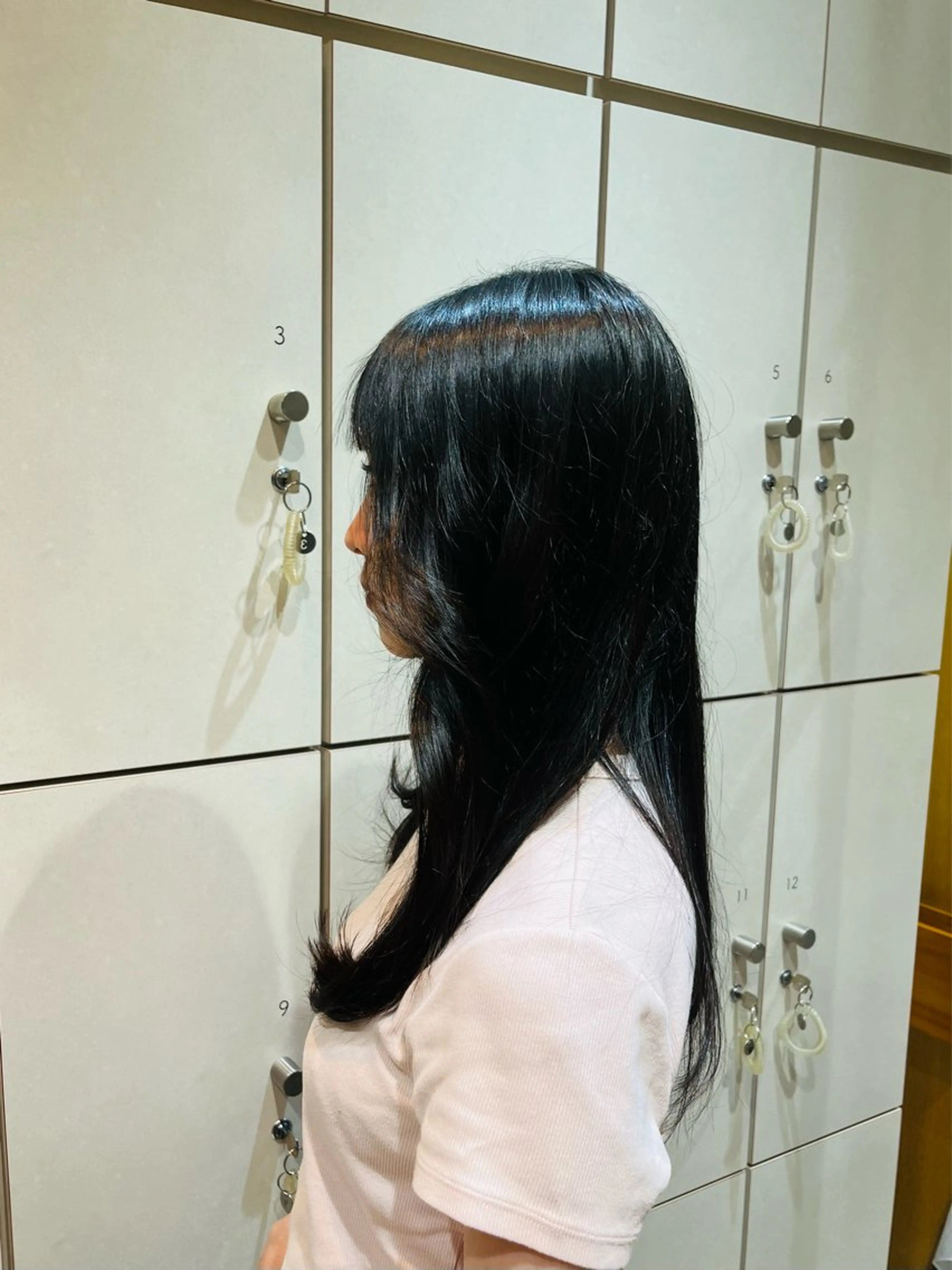 ロング くびれヘア 顔周りカット 韓国風ヘア レイヤーカット ロング ボブ/ショート/金田 夏葵のヘアスタイル