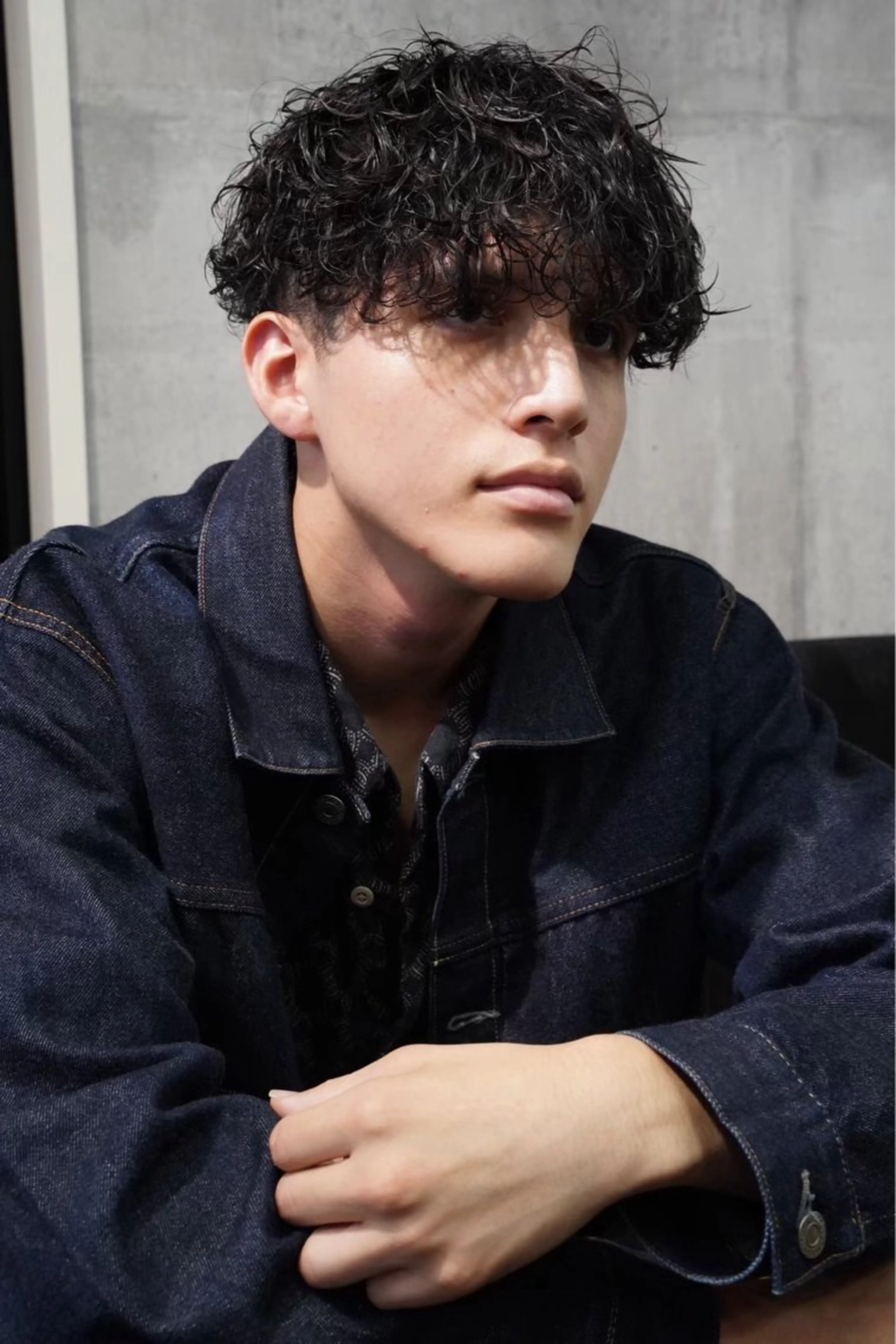 【人気No.2】メンズカット＋流行りシャドウパーマ🌀13200→11000の写真