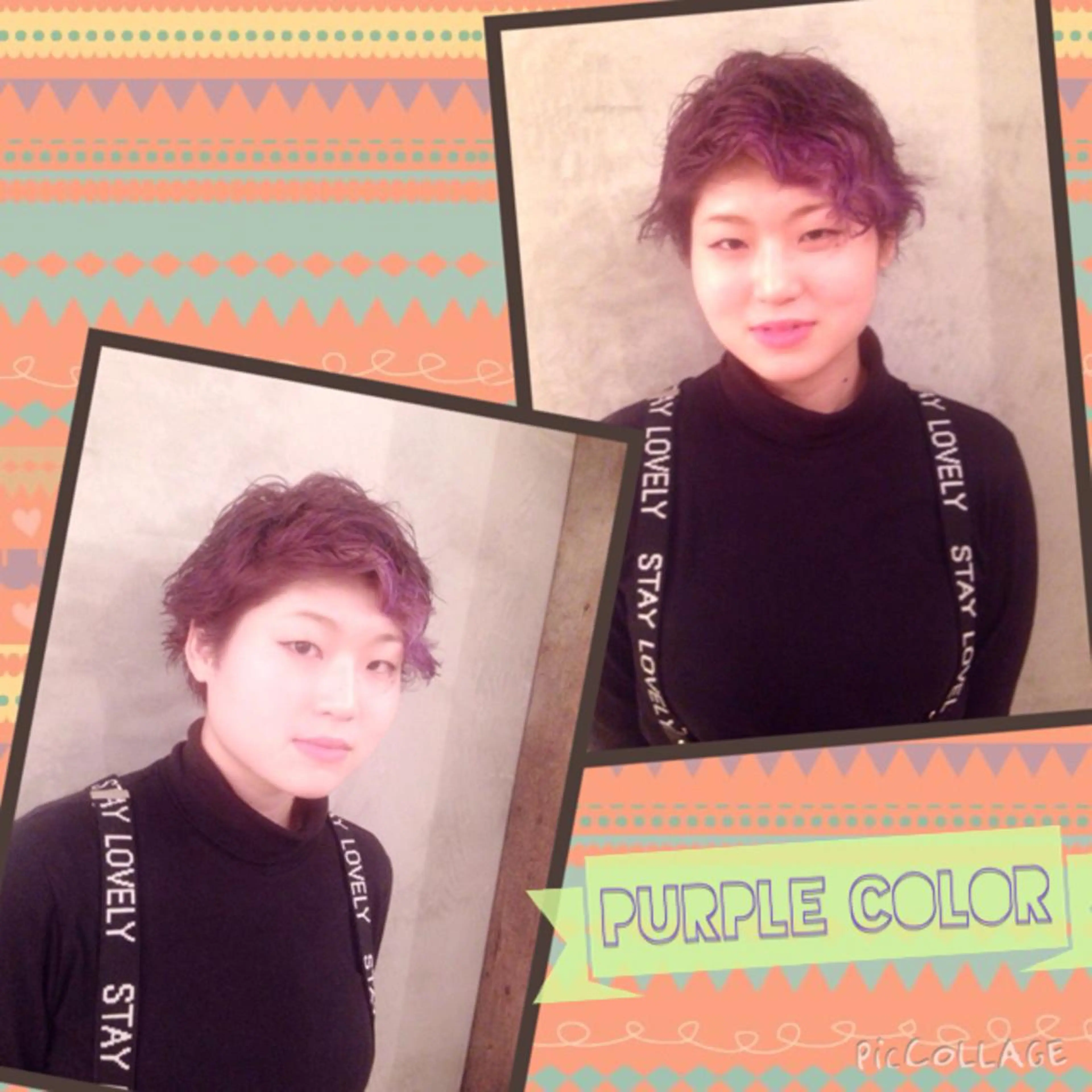 ショート カラー パープルカラー YAWN所属・YAWN《ヨウン》 Yucaのその他イメージ