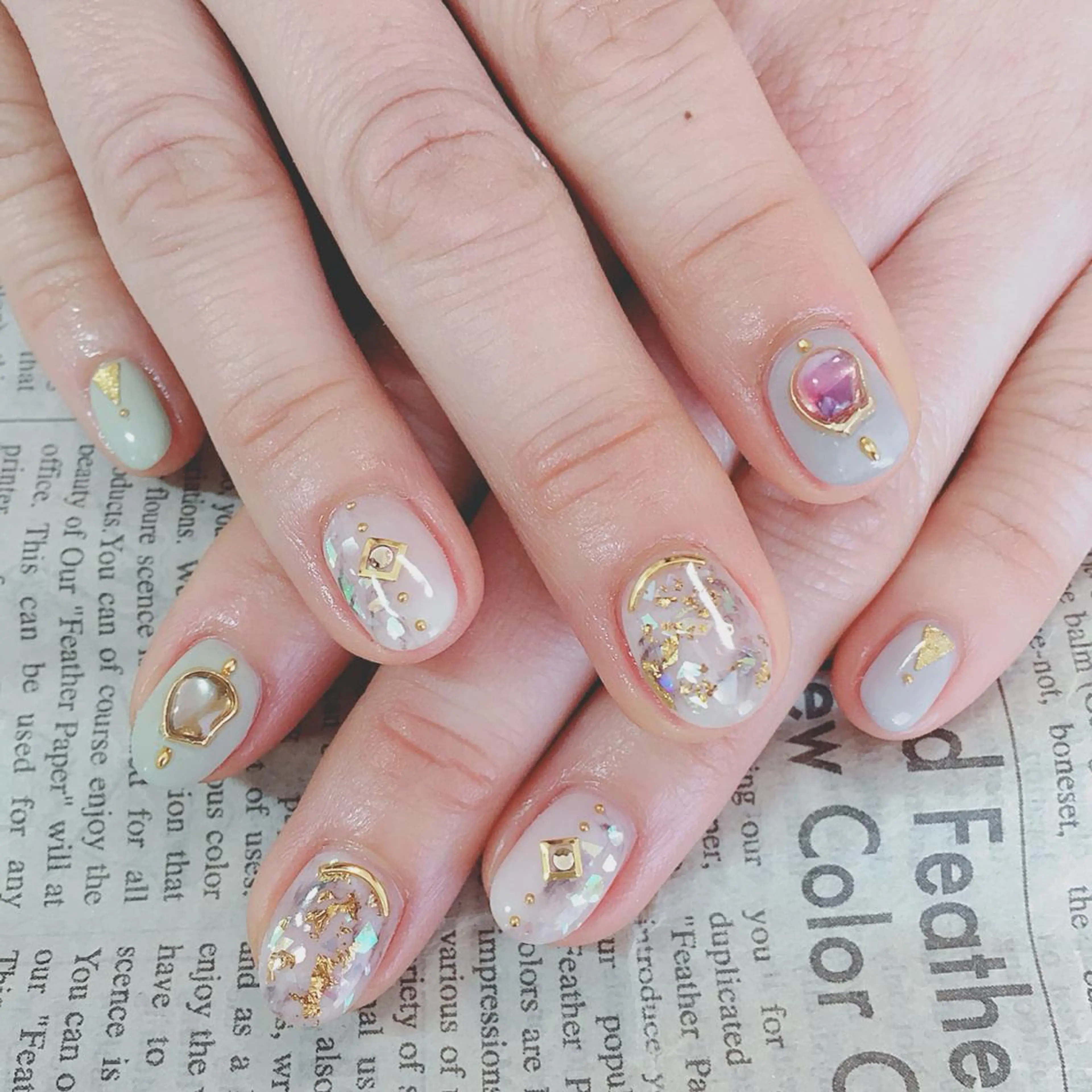 ネイル ハンドネイル ハンドケア 森山 舞のネイルデザイン