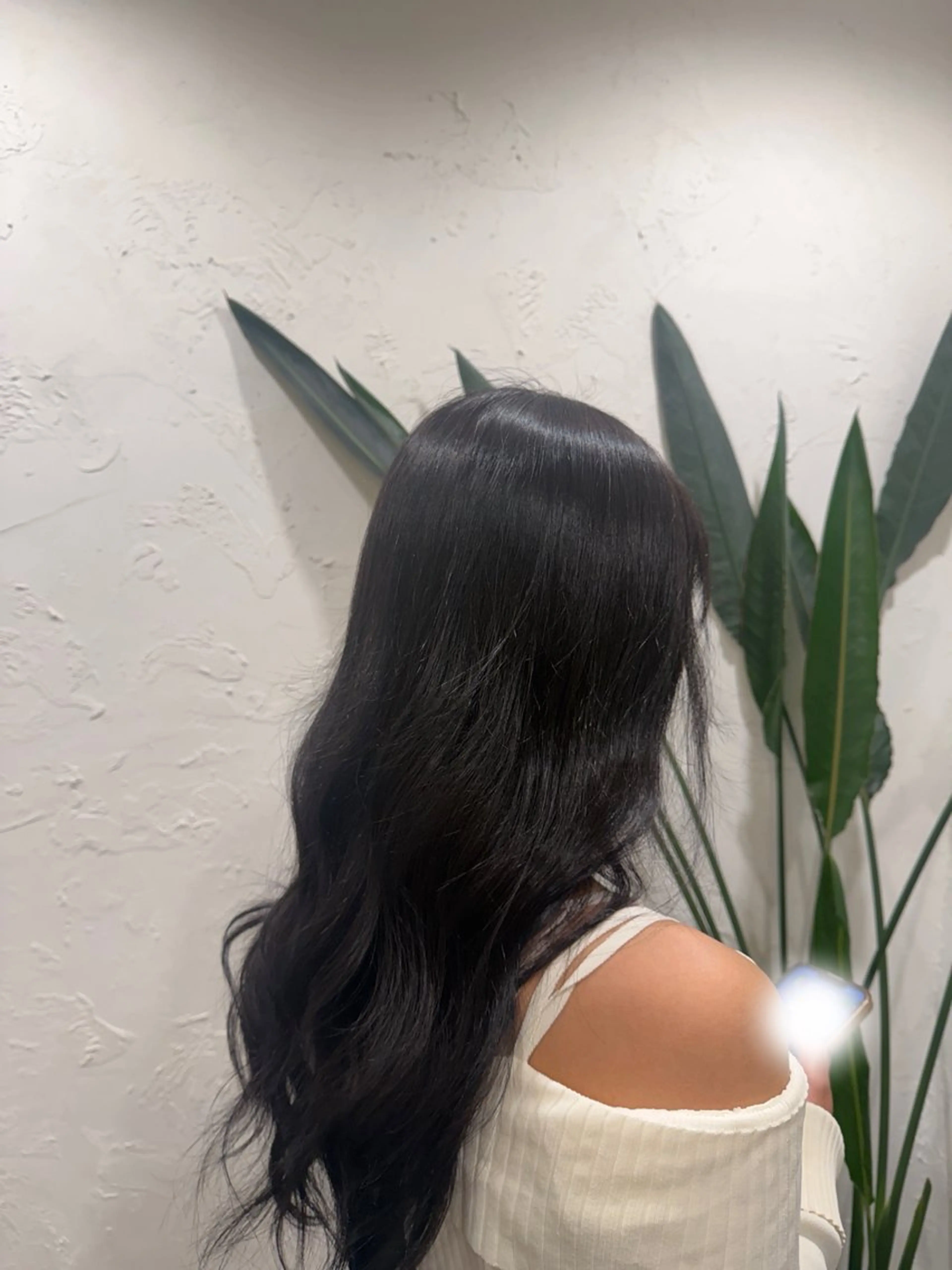 ロング ヘアカラー 張替 凜のヘアスタイル