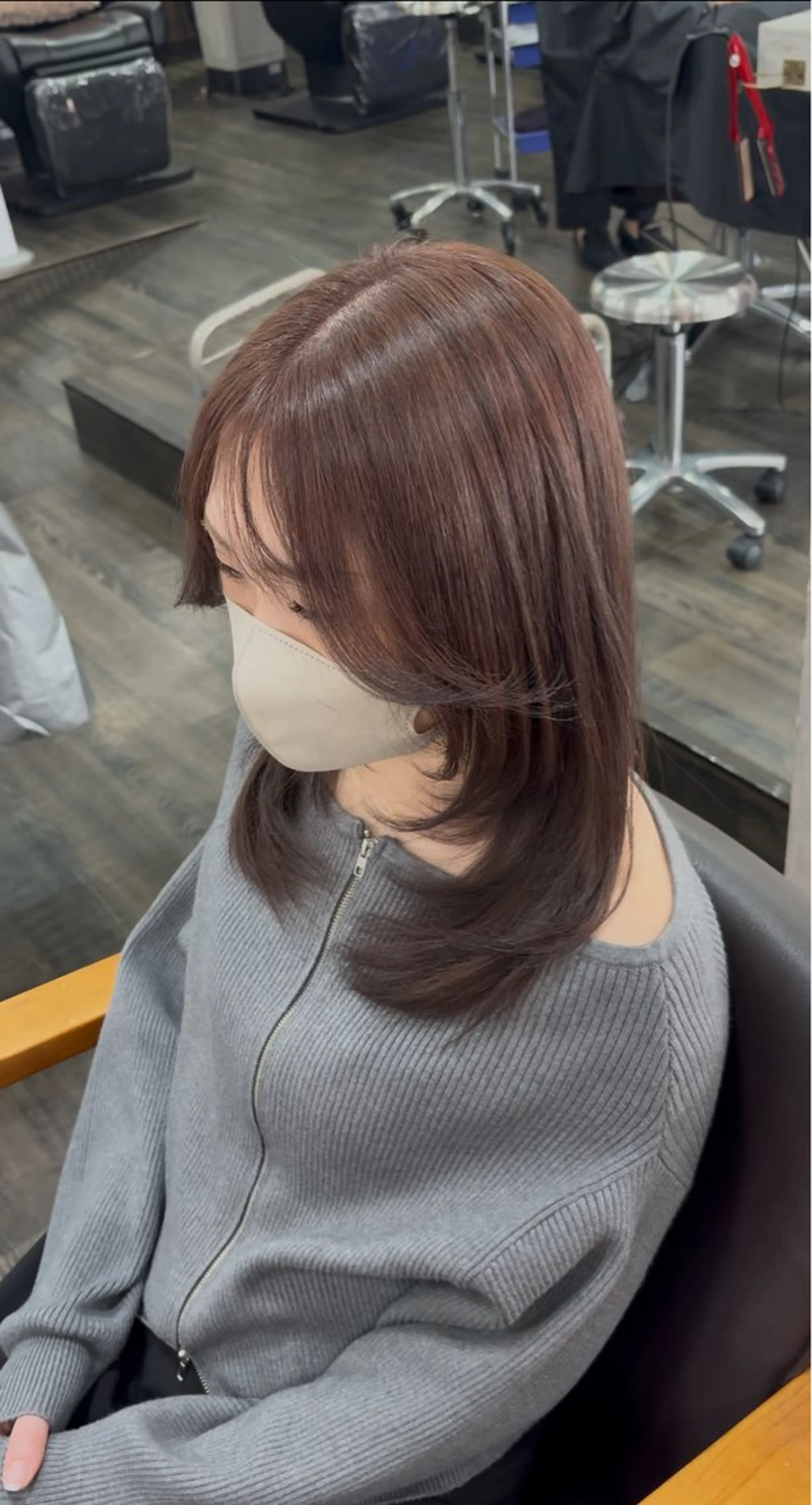 セミロング レイヤーカット カット ヘアカラー トリートメント LOCO/ Koukiのヘアスタイル