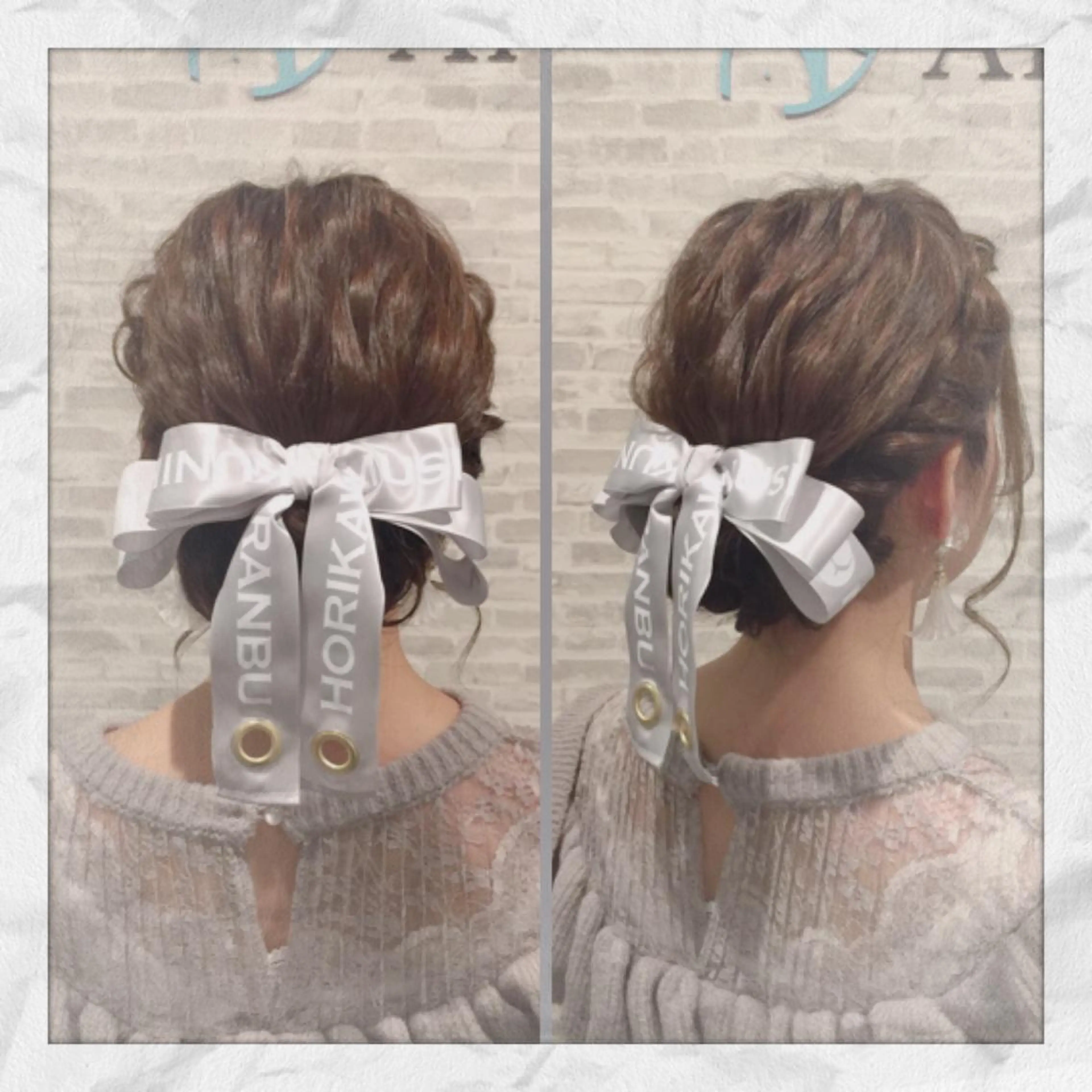 セミロング ヘアアレンジ ヘアセット ヘアセット/着付け 𓇼 松本 夏美𓇼のヘアスタイル