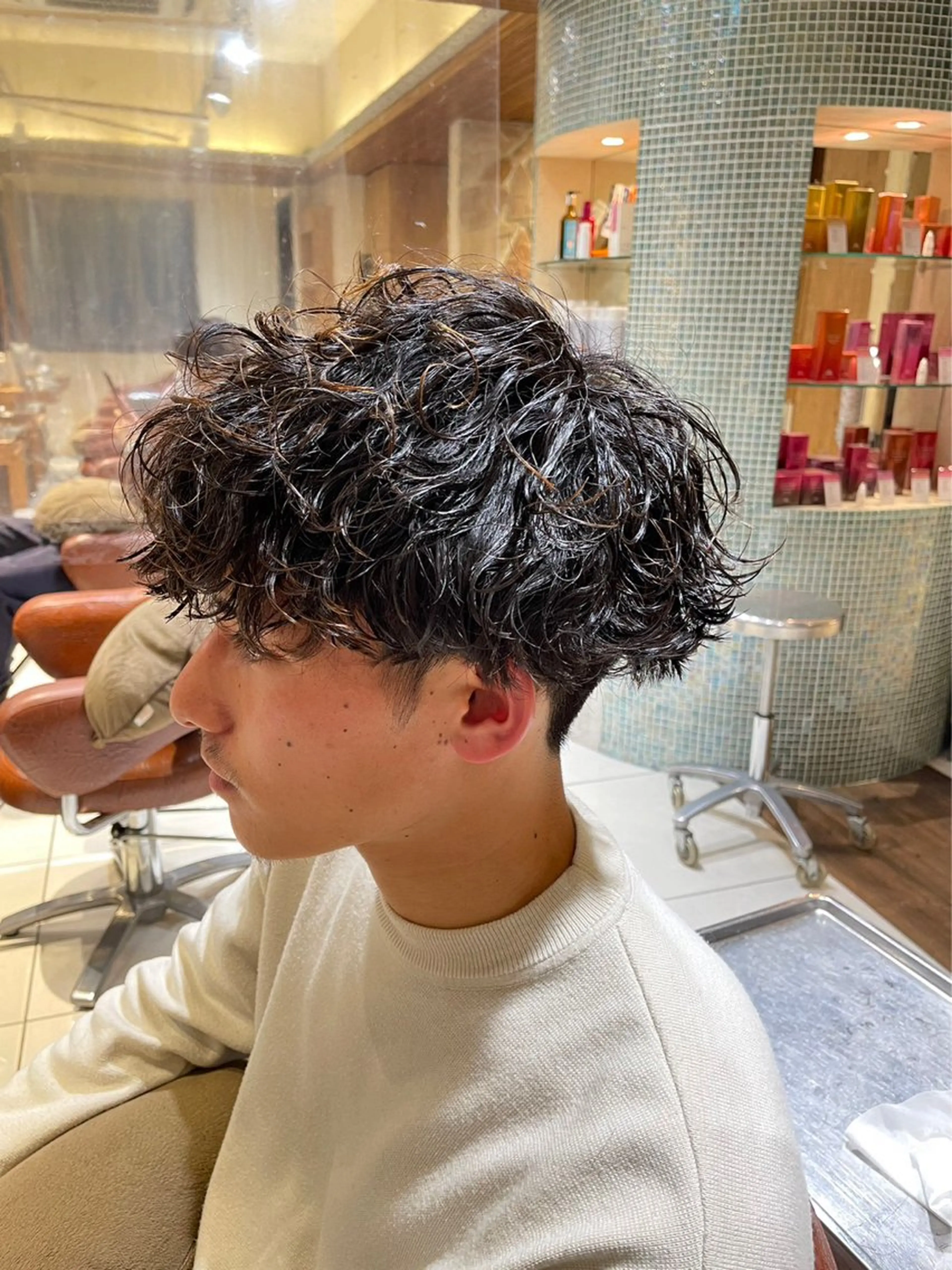 パーマ 🔷メンズ推し🔷 遠藤暖大のヘアスタイル