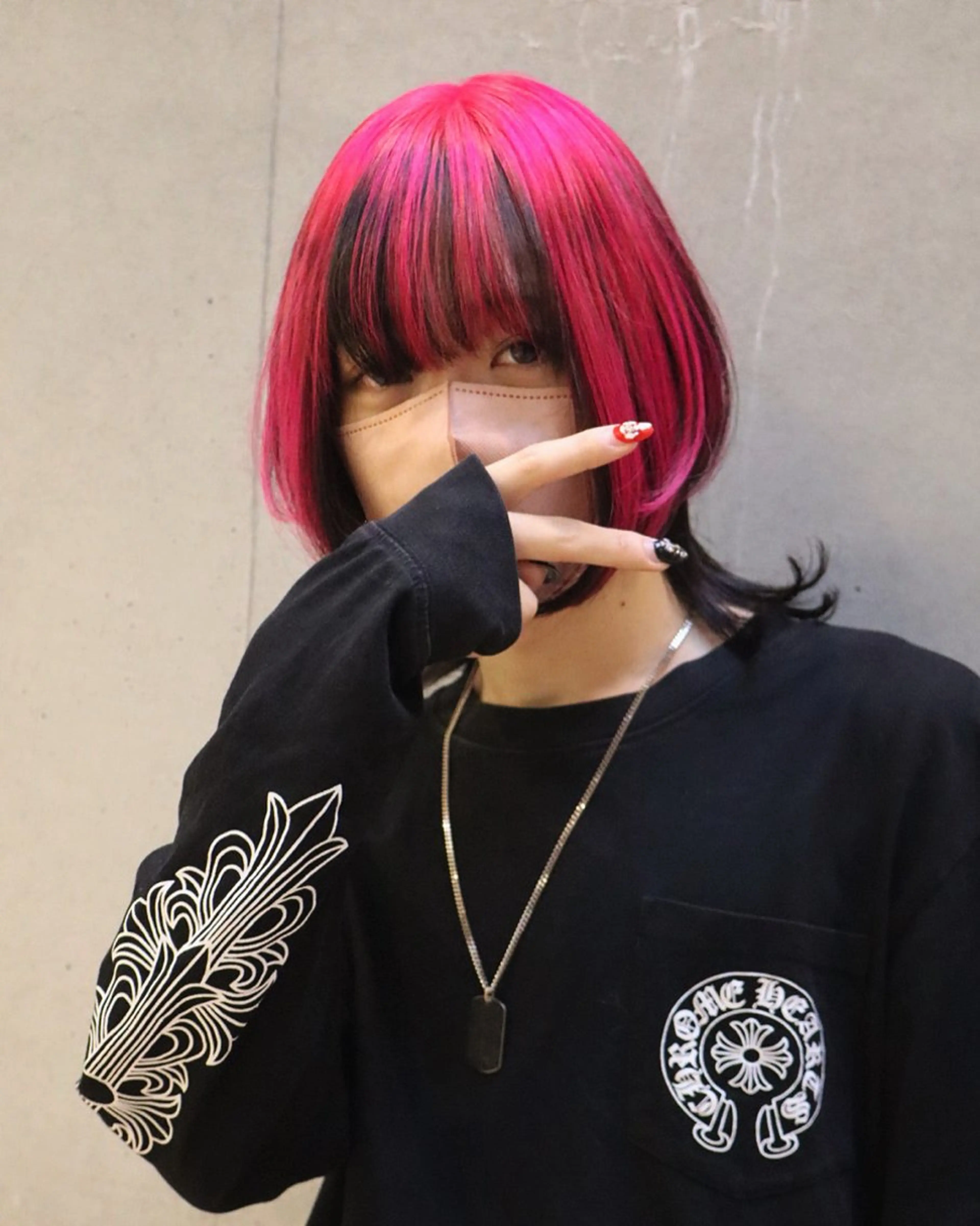 カラー メンズ レイヤーカット /ハイトーンchaoのヘアスタイル