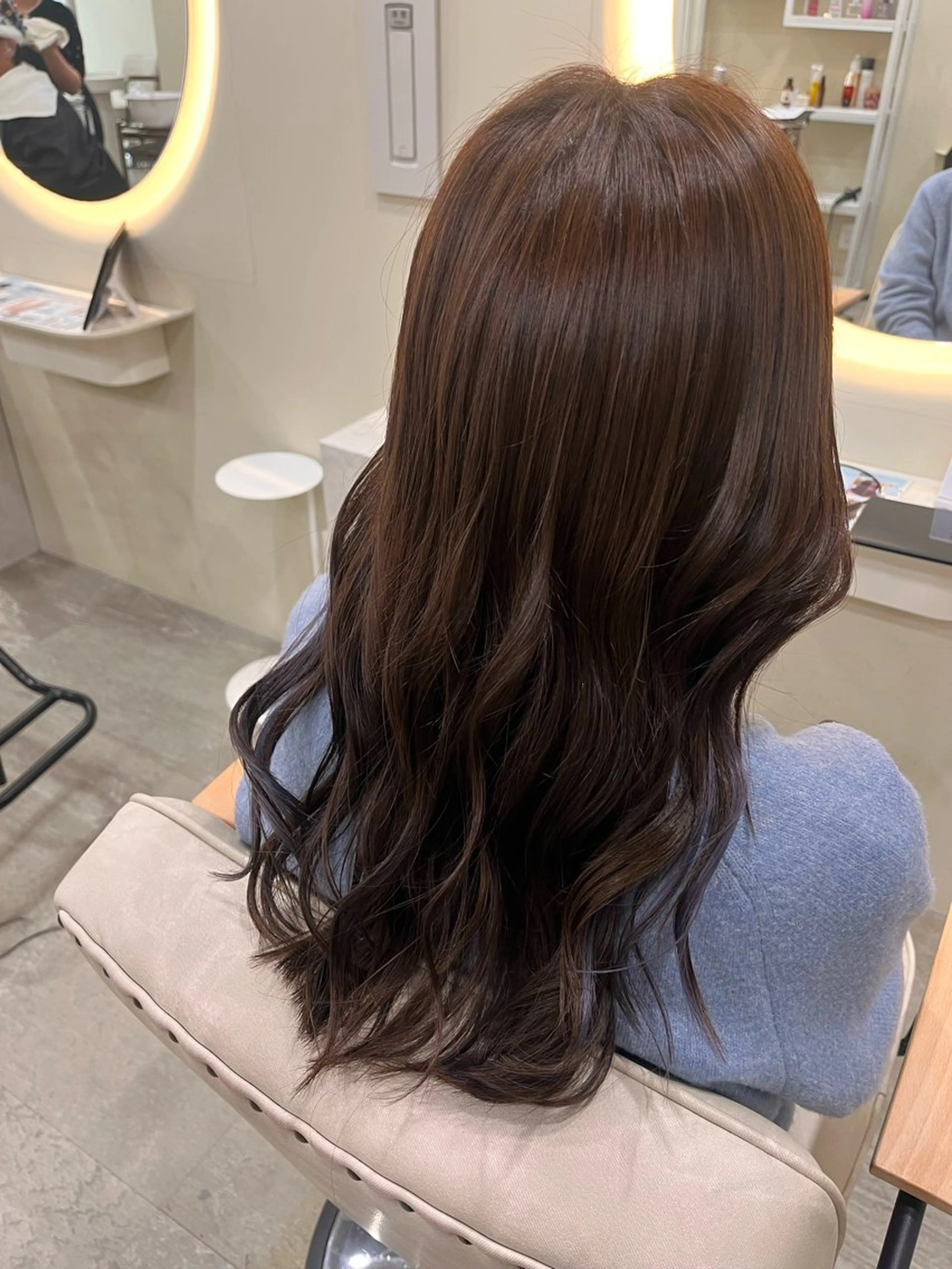ロング カラー カット ヘアカラー トリートメント haruhi/艶髪 ☀️透明感カラーのヘアスタイル