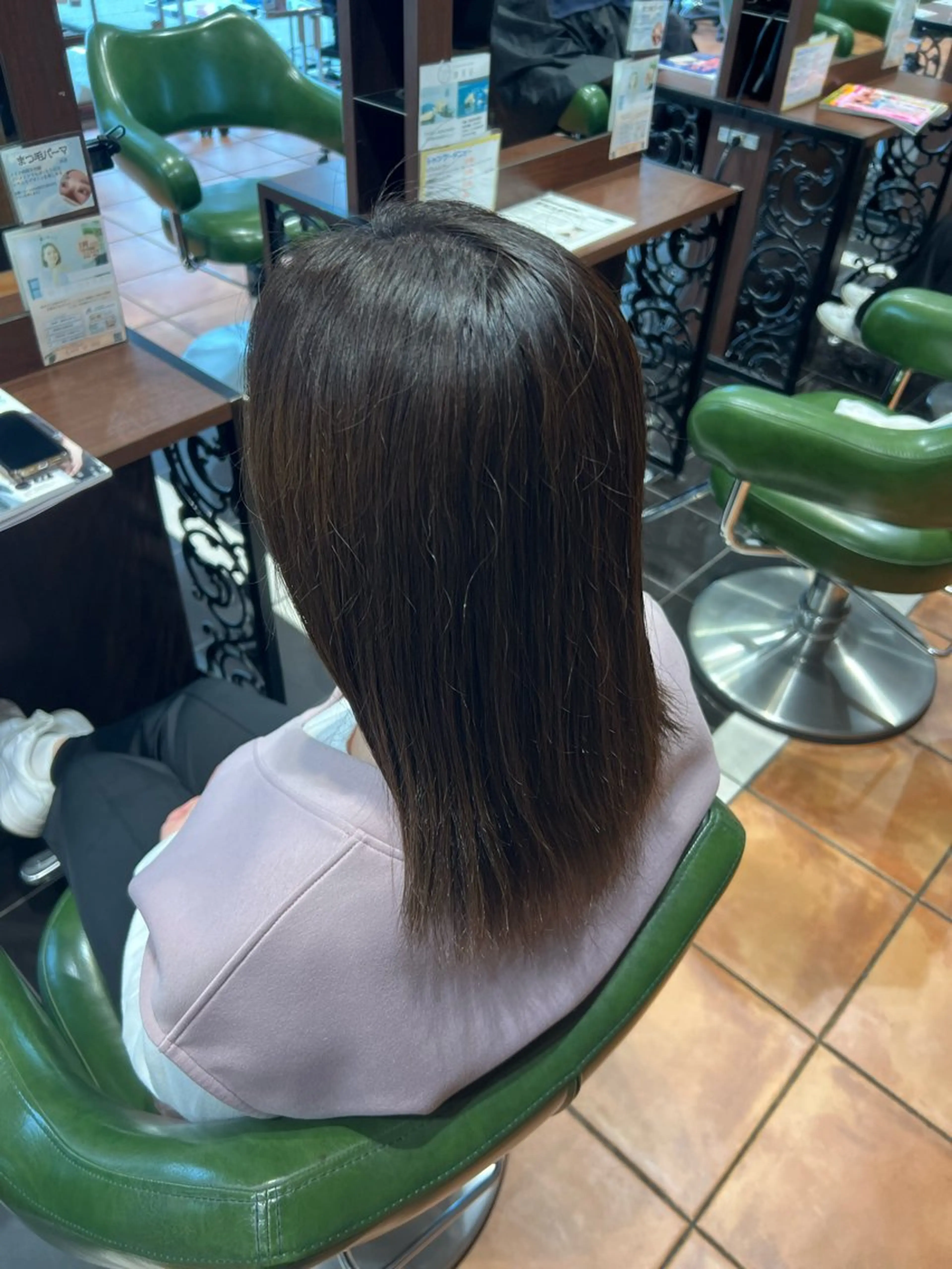 カラー 平野 沙英のヘアスタイル