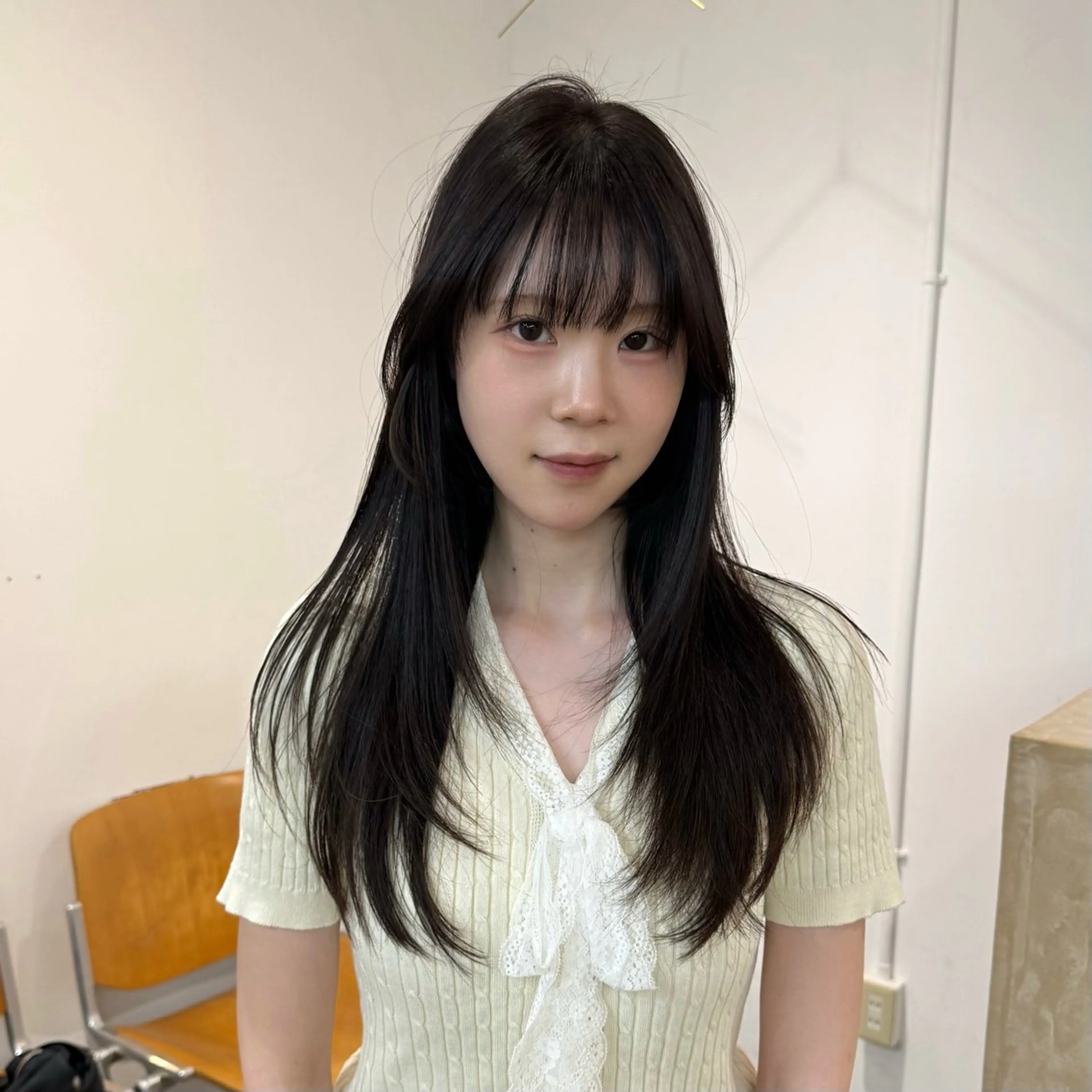 ロング カラー カット ヘアカラー 清水愛果/似合わせ カット/透明感カラーのヘアスタイル