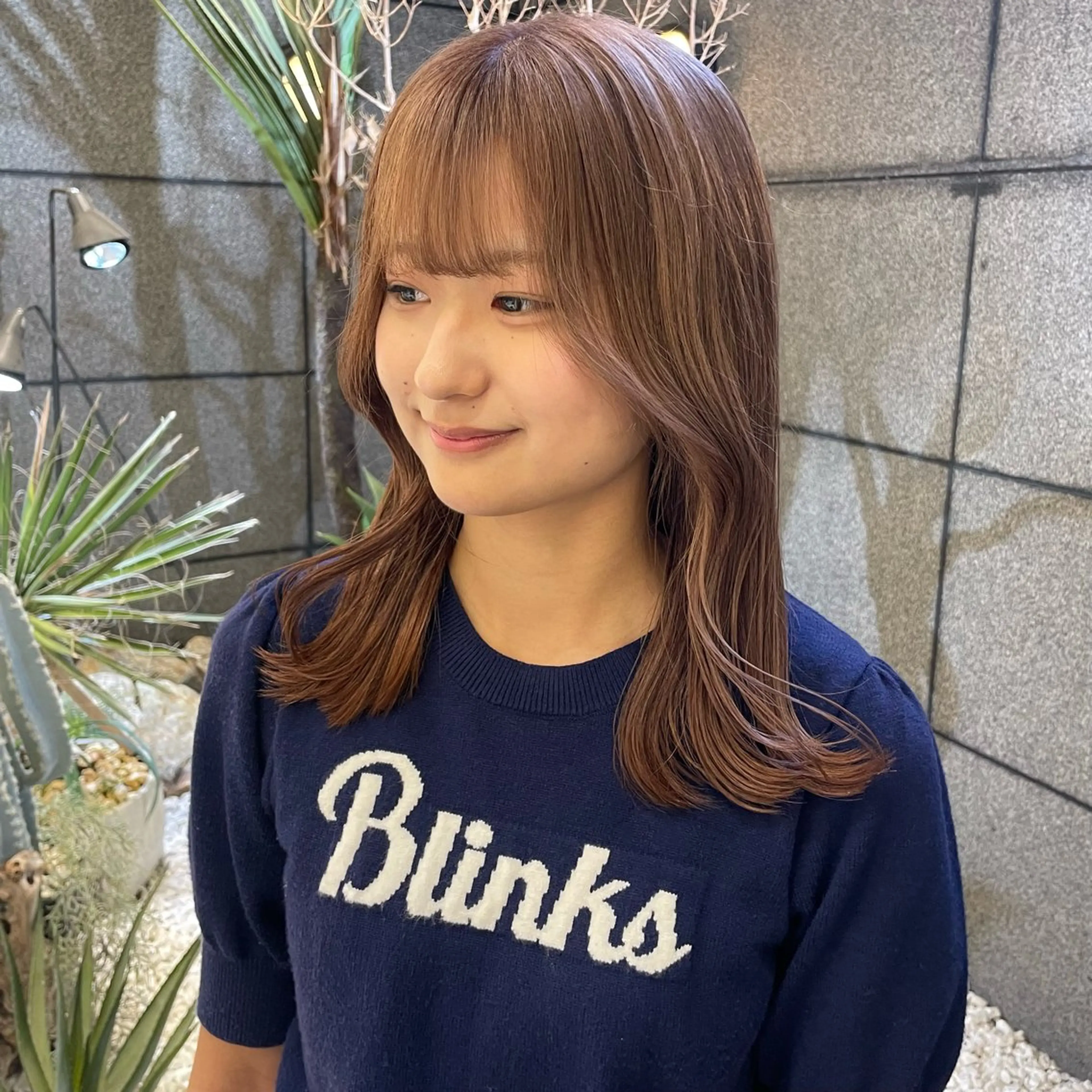 カラー ブリーチ ケアブリーチ 透明感カラー ダブルカラー ハイライトカラー 透明感カラー/ 縮毛矯正/ユイ☆彡のヘアスタイル