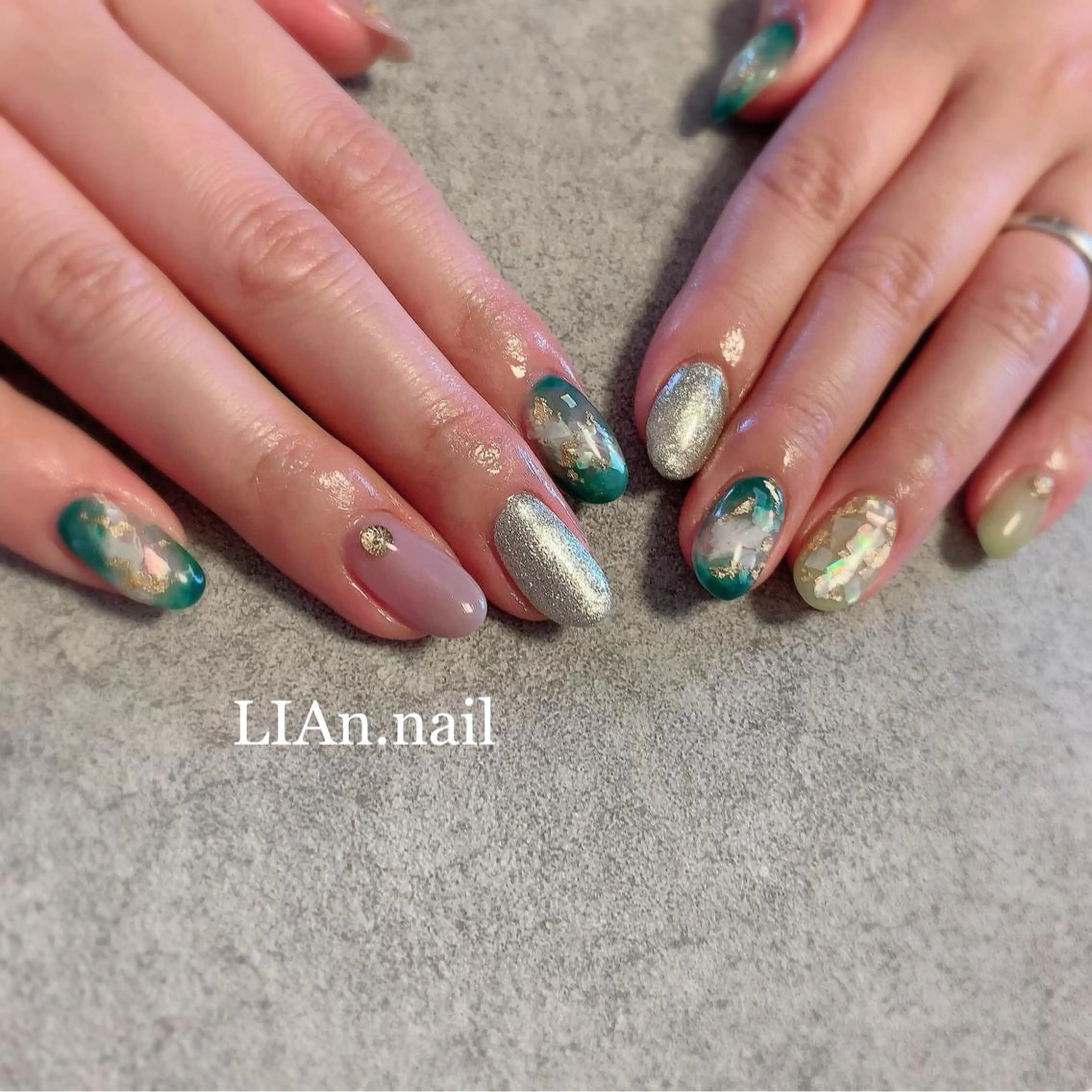 ネイル ジェルネイル Lian nailのネイルデザイン
