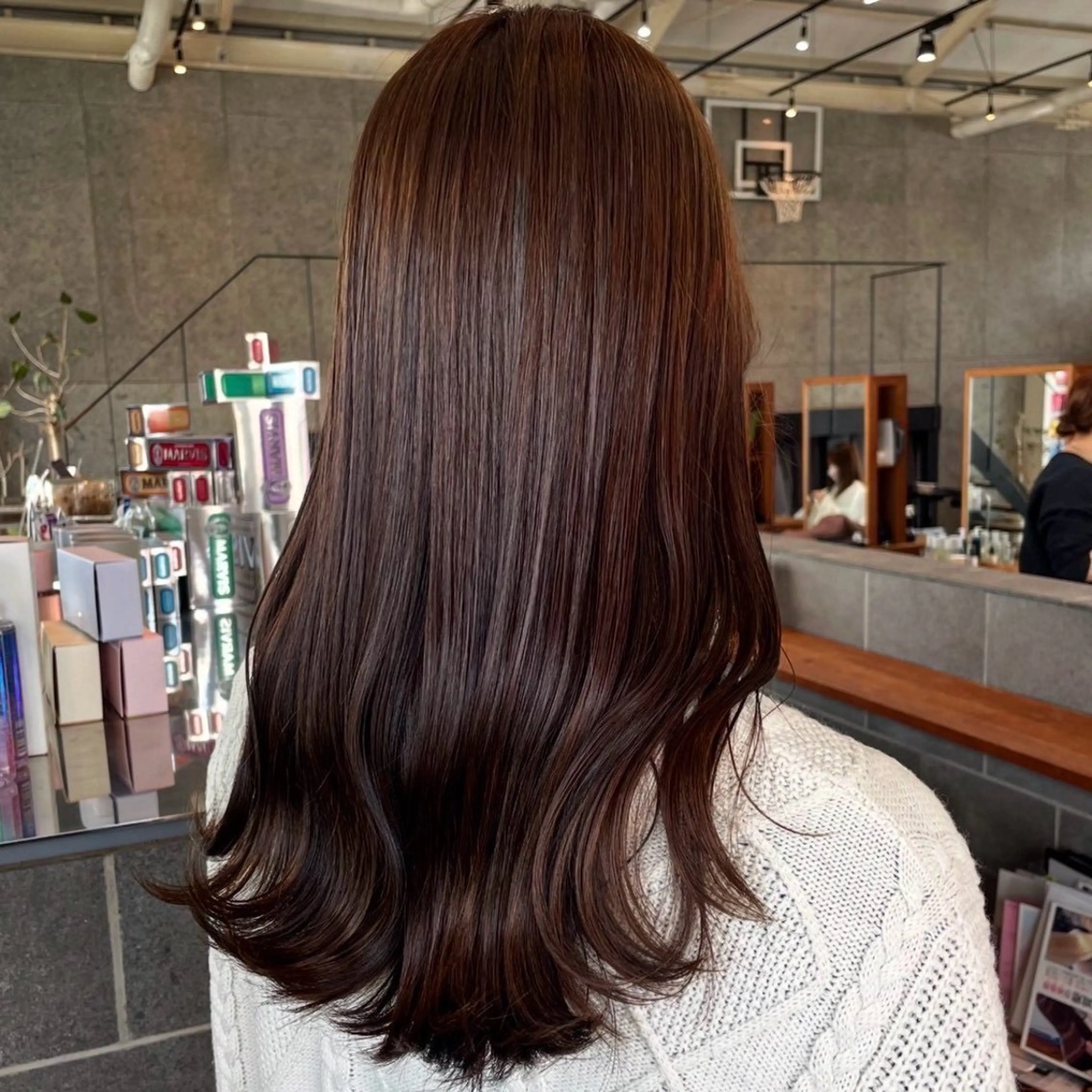 春らしい暖色カラー＋韓国で話題のウォータートリートメント付き✨の写真