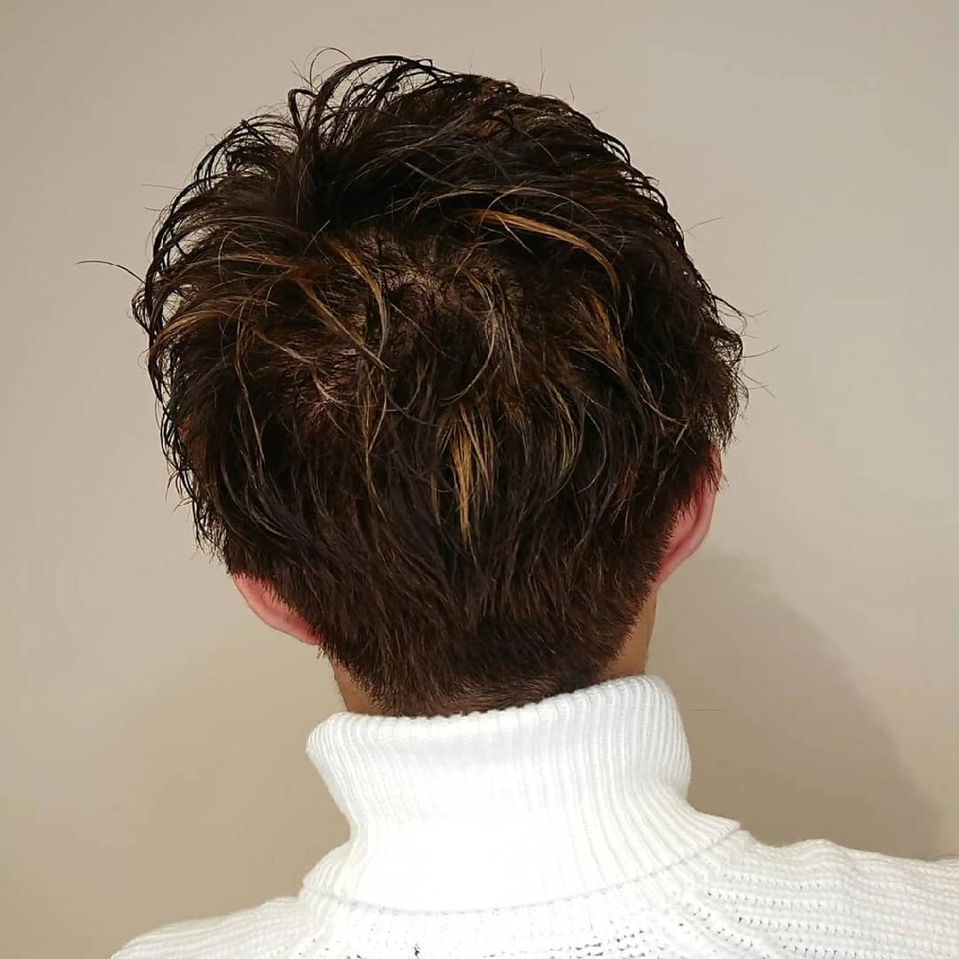 メンズ カラー カット ヘアカラー ブリーチ/ヘアケア/ 艶髪/イギチハルのヘアスタイル